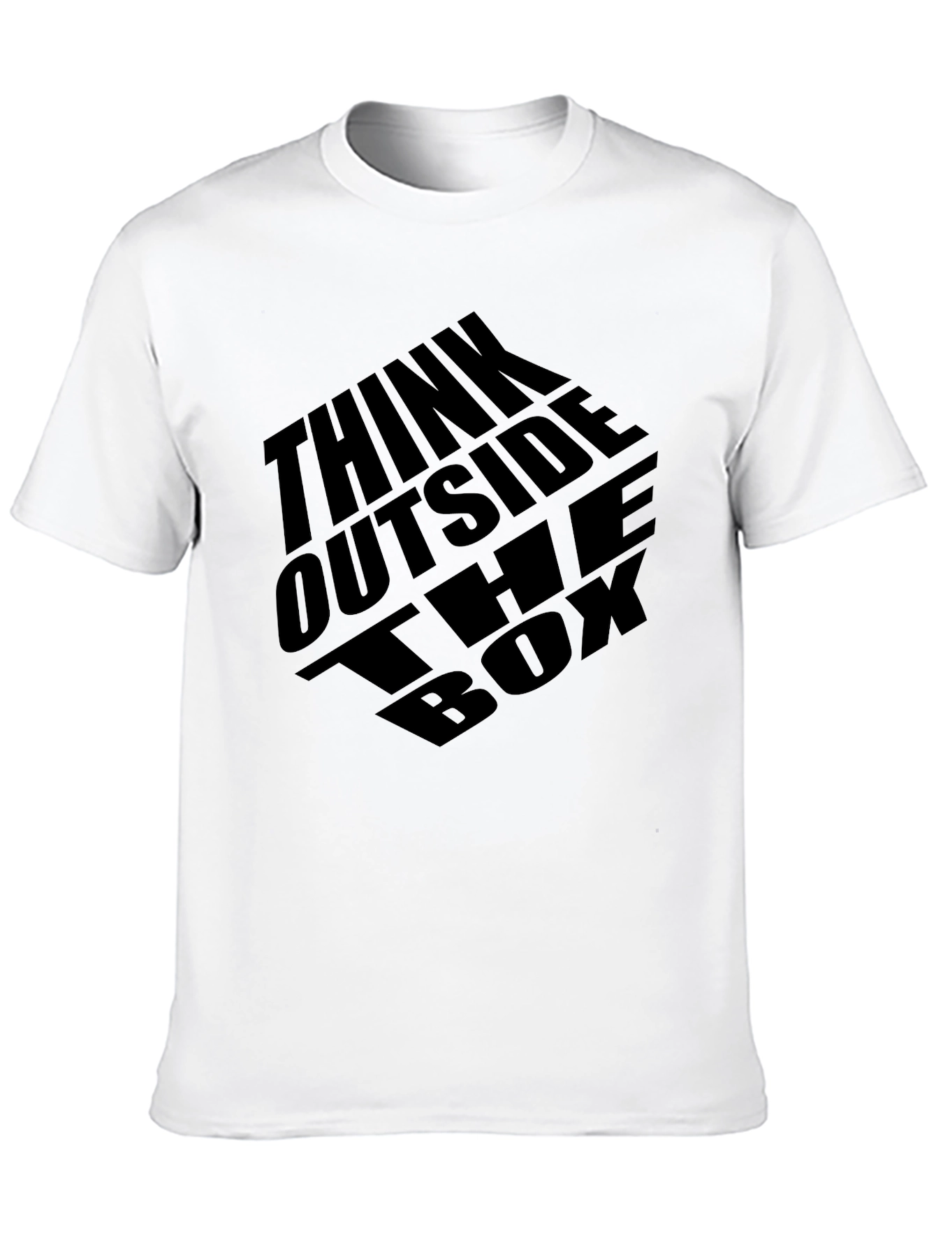 Think Outside the Box Graphic Tee - Black