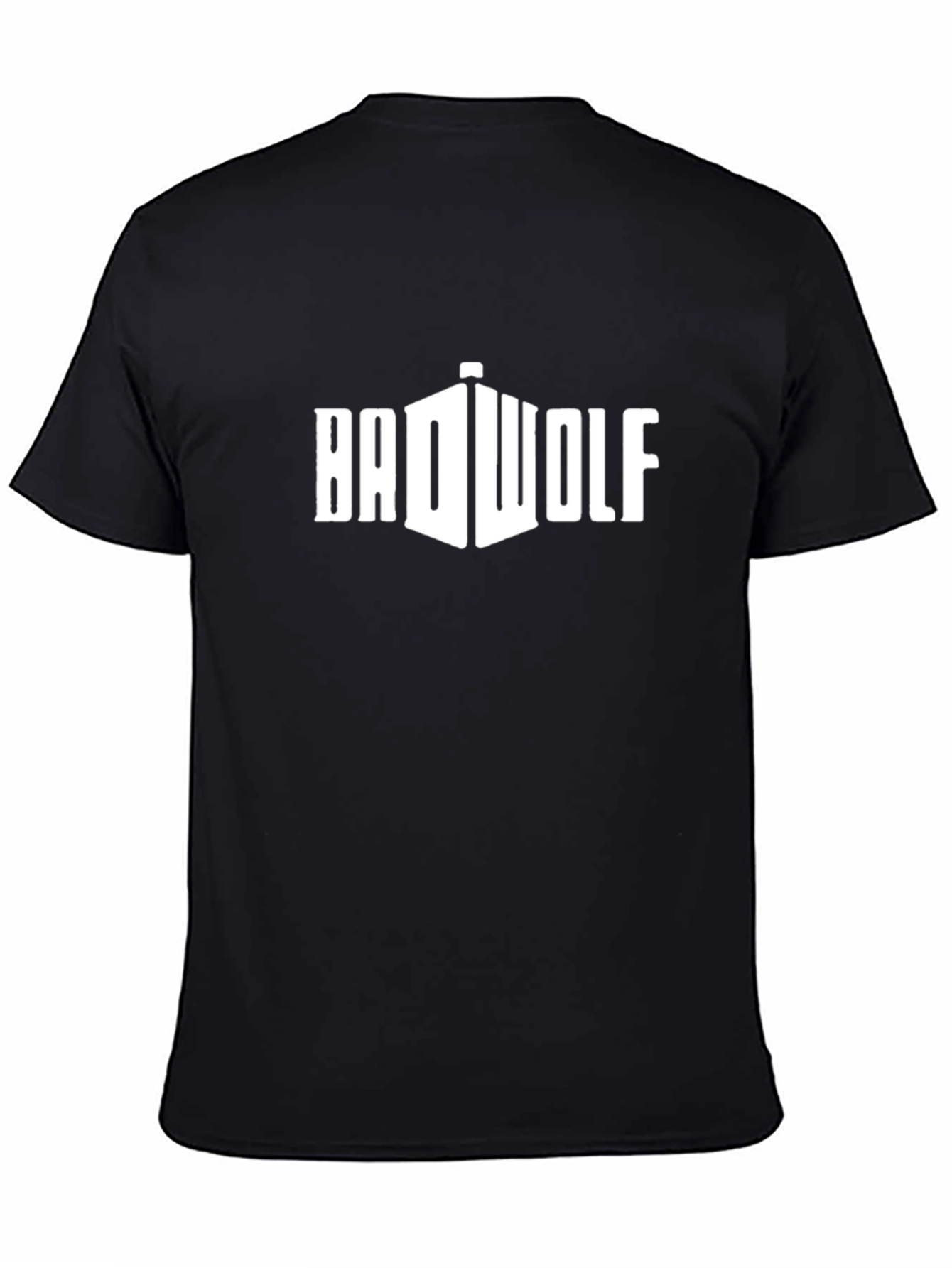 BAD WOLF Graphic Tee - Black Cotton T-Shirt
