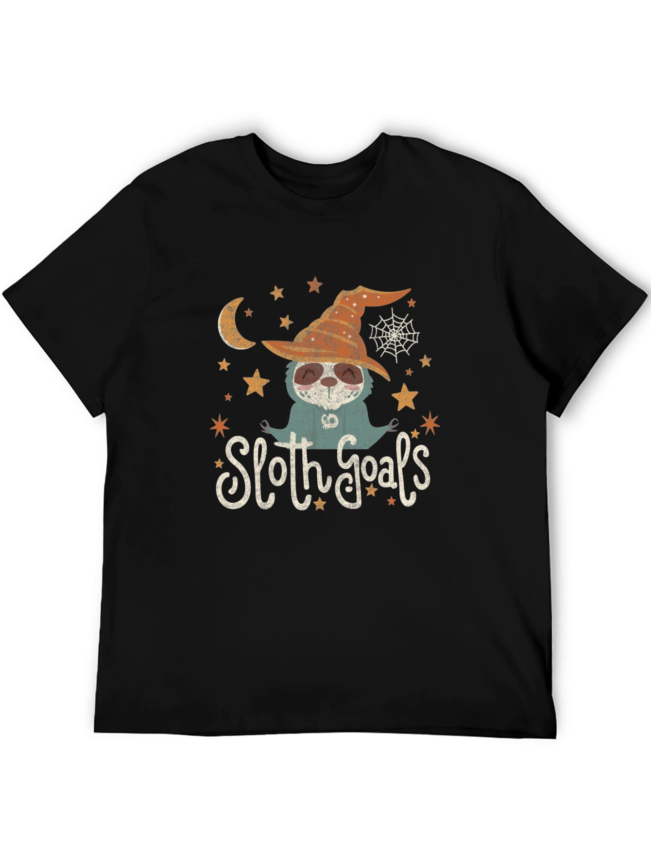 Halloween Sloth Goals T-Shirt - Cute Fall Apparel