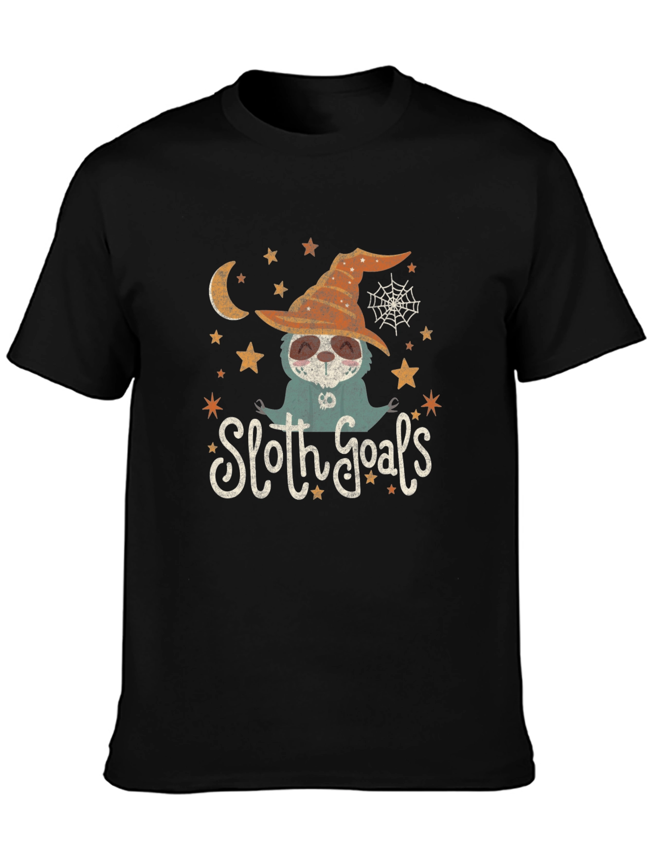 Halloween Sloth Goals T-Shirt - Cute Fall Apparel
