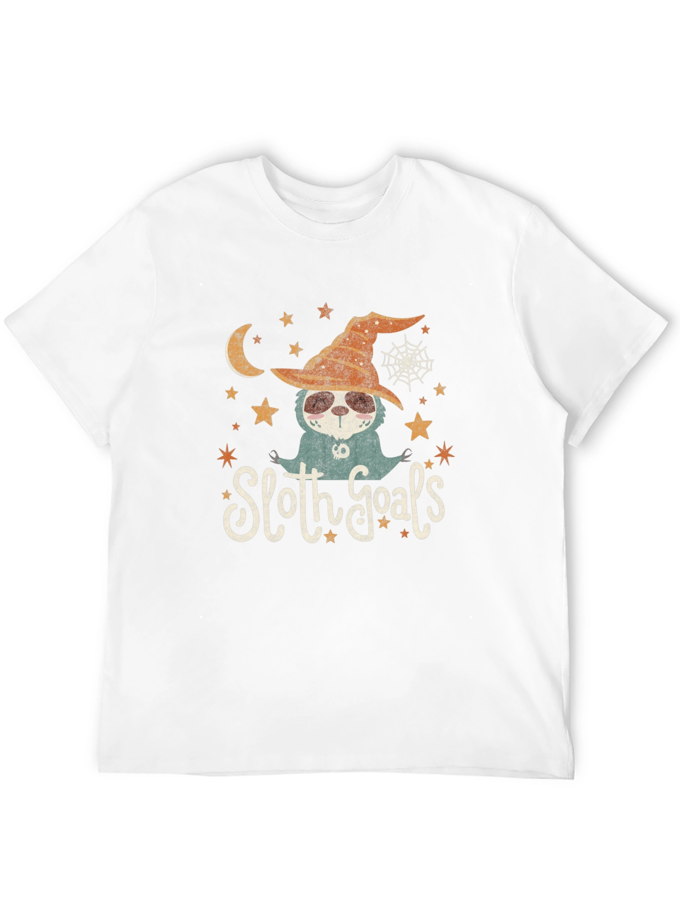 Halloween Sloth Goals T-Shirt - Cute Fall Apparel