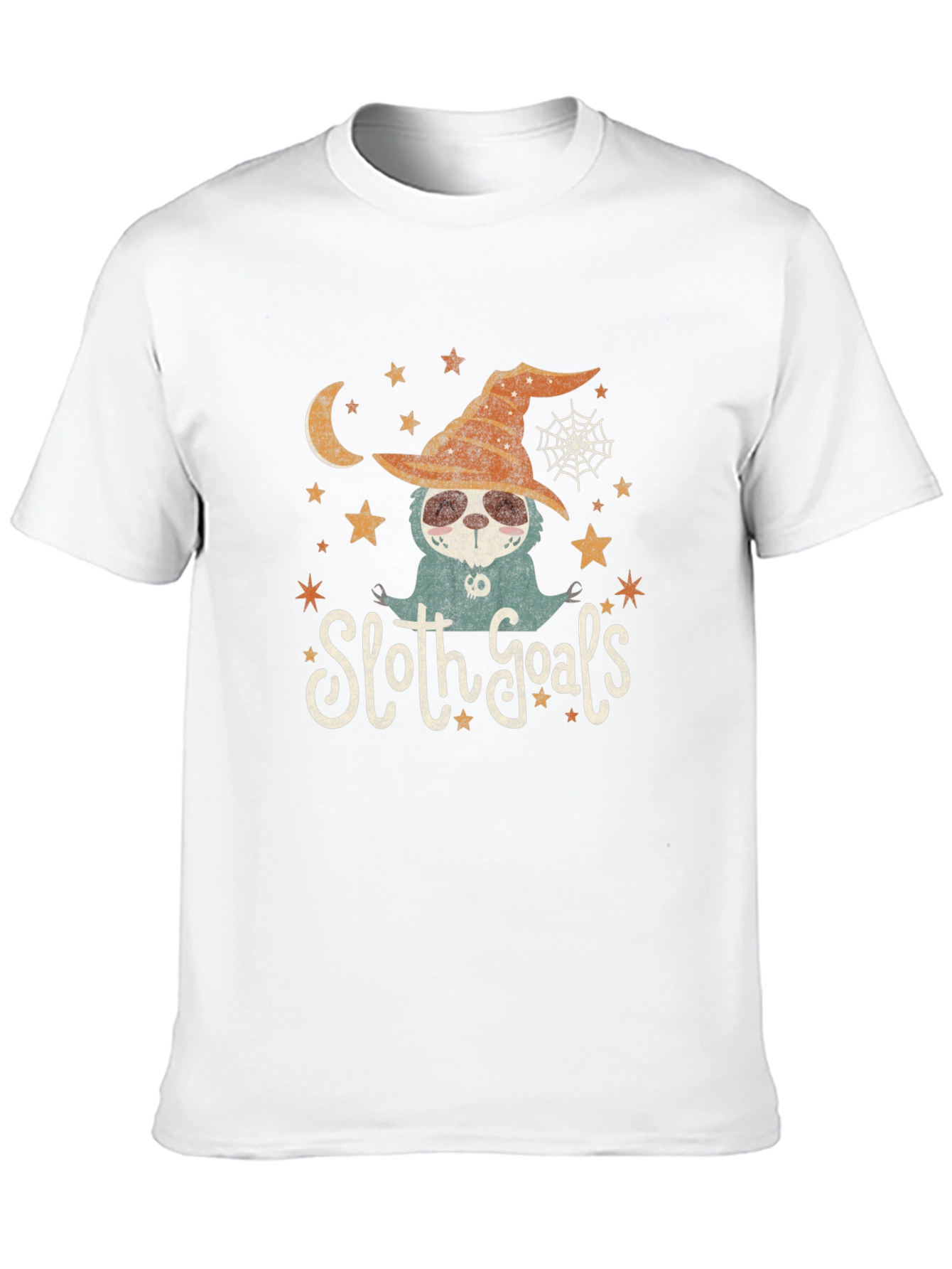 Halloween Sloth Goals T-Shirt - Cute Fall Apparel