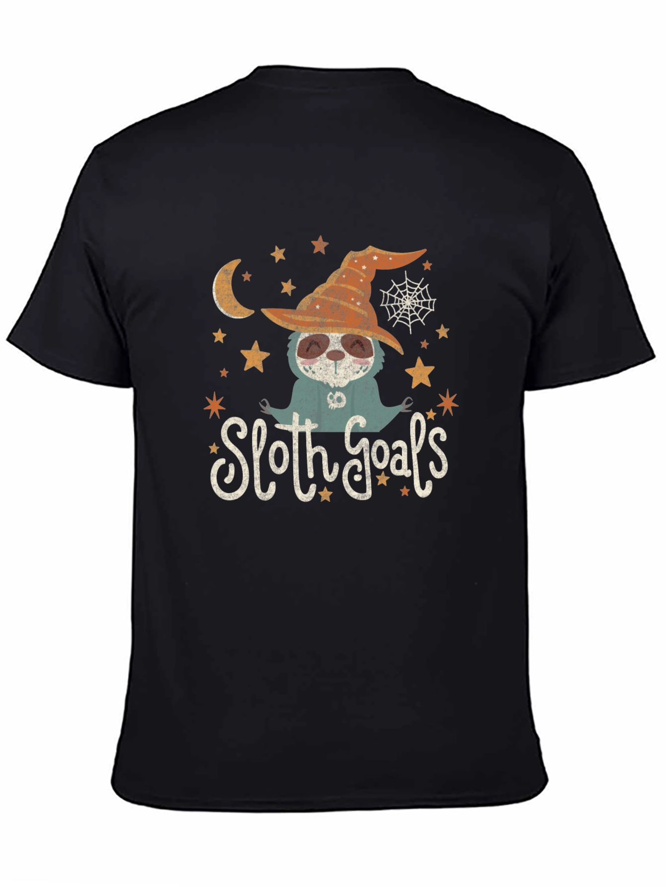 Halloween Sloth Goals T-Shirt - Cute Fall Apparel
