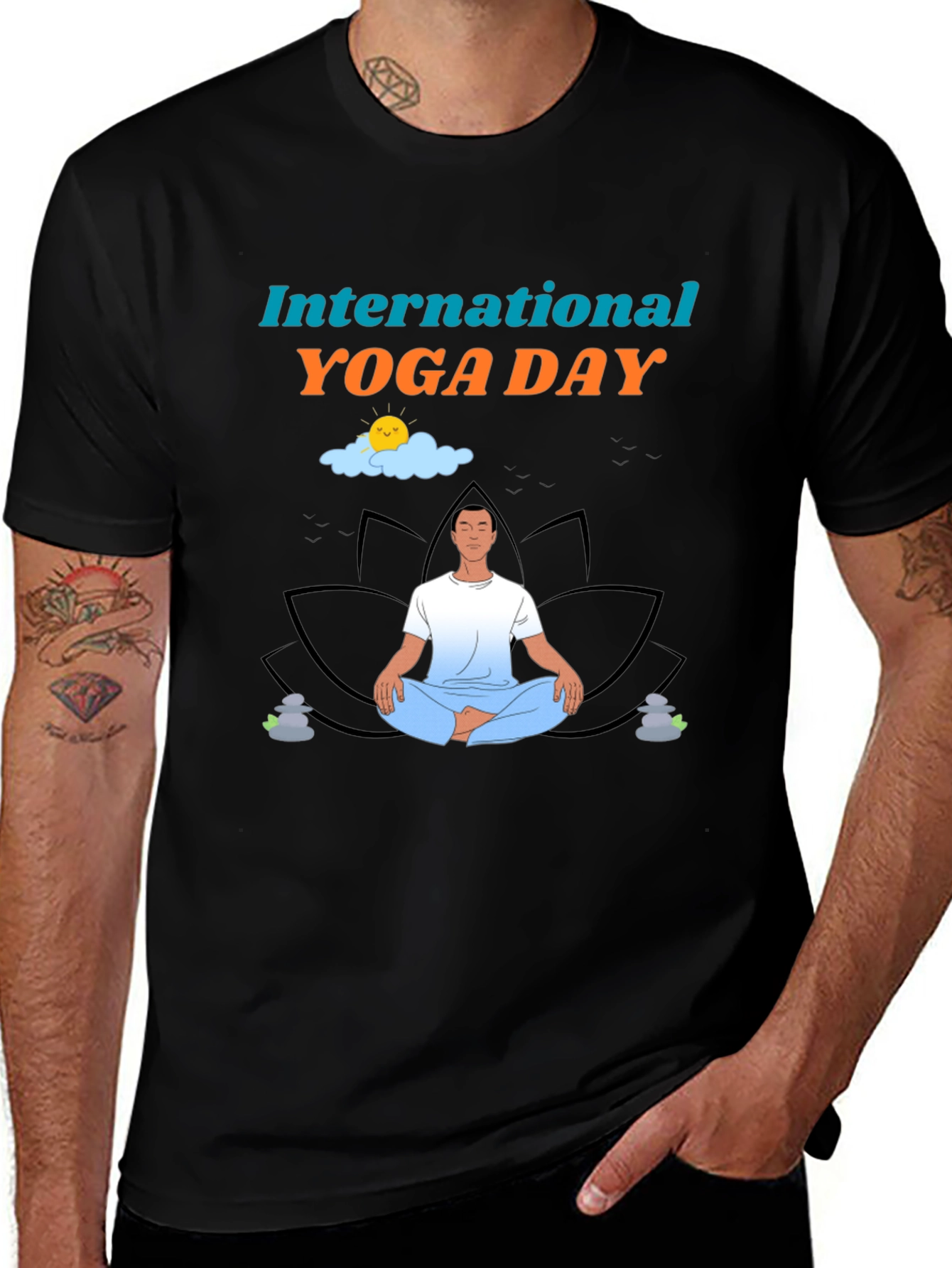 International Yoga Day Graphic Tee