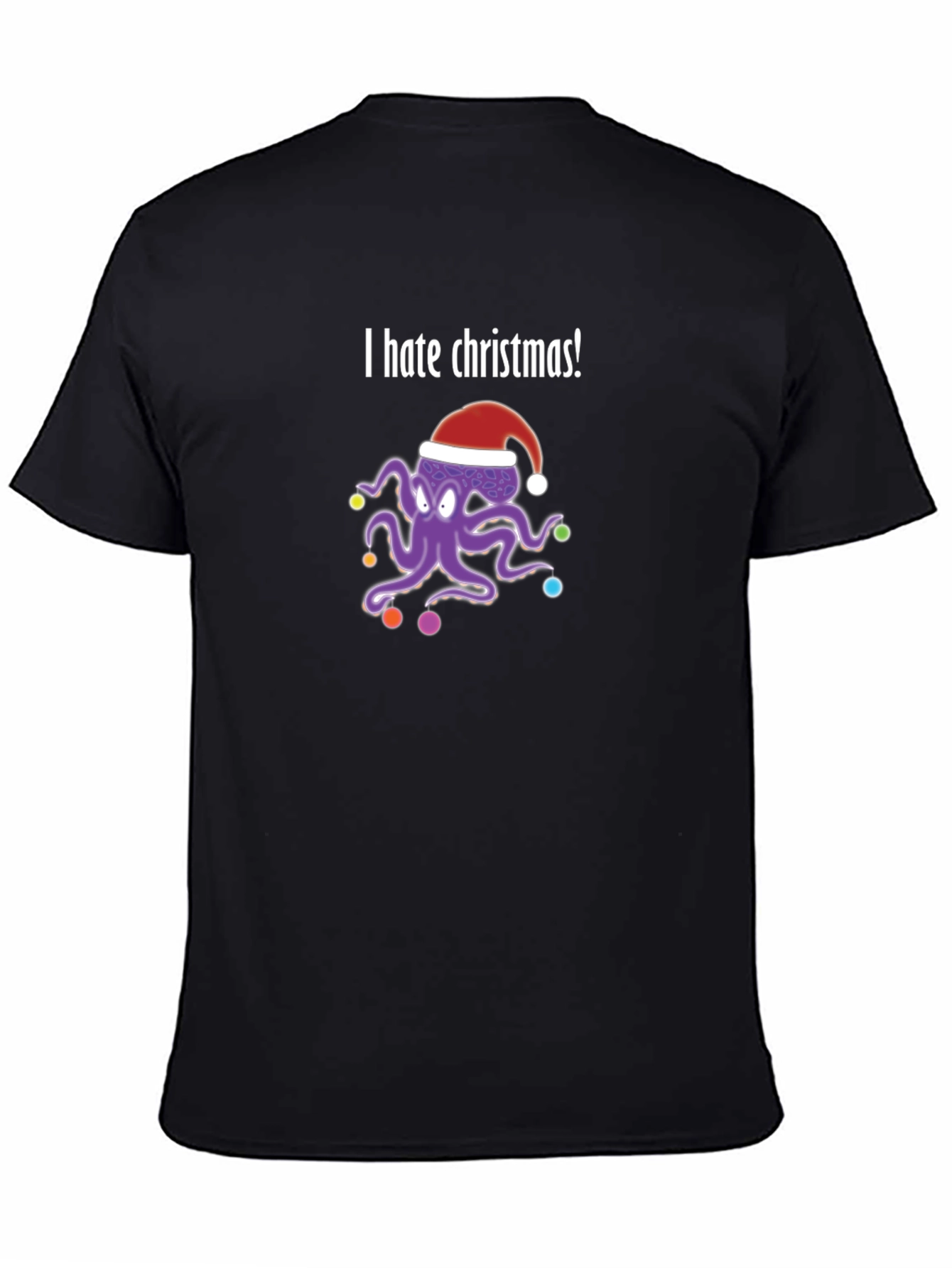 I Hate Christmas Octopus T-Shirt