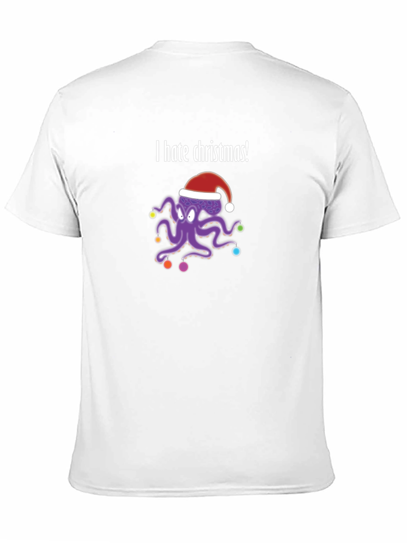 I Hate Christmas Octopus T-Shirt