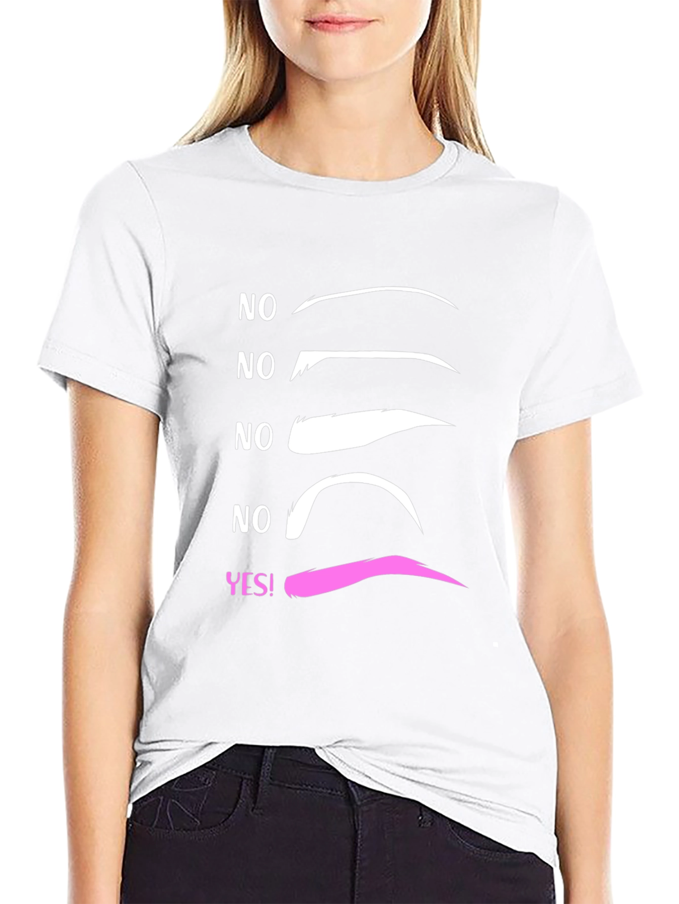 Eyebrow T-Shirt - Makeup Artist Humor