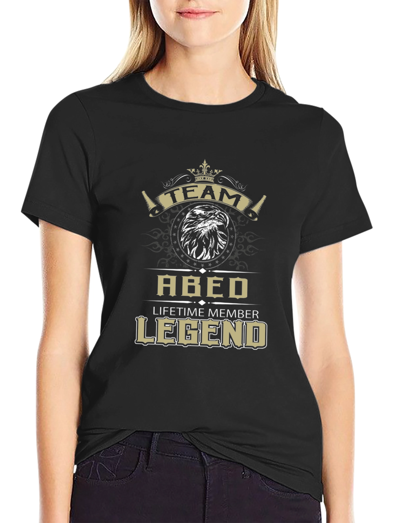 Team Abed Legend Tee - Lifetime Member Black T-Shirt