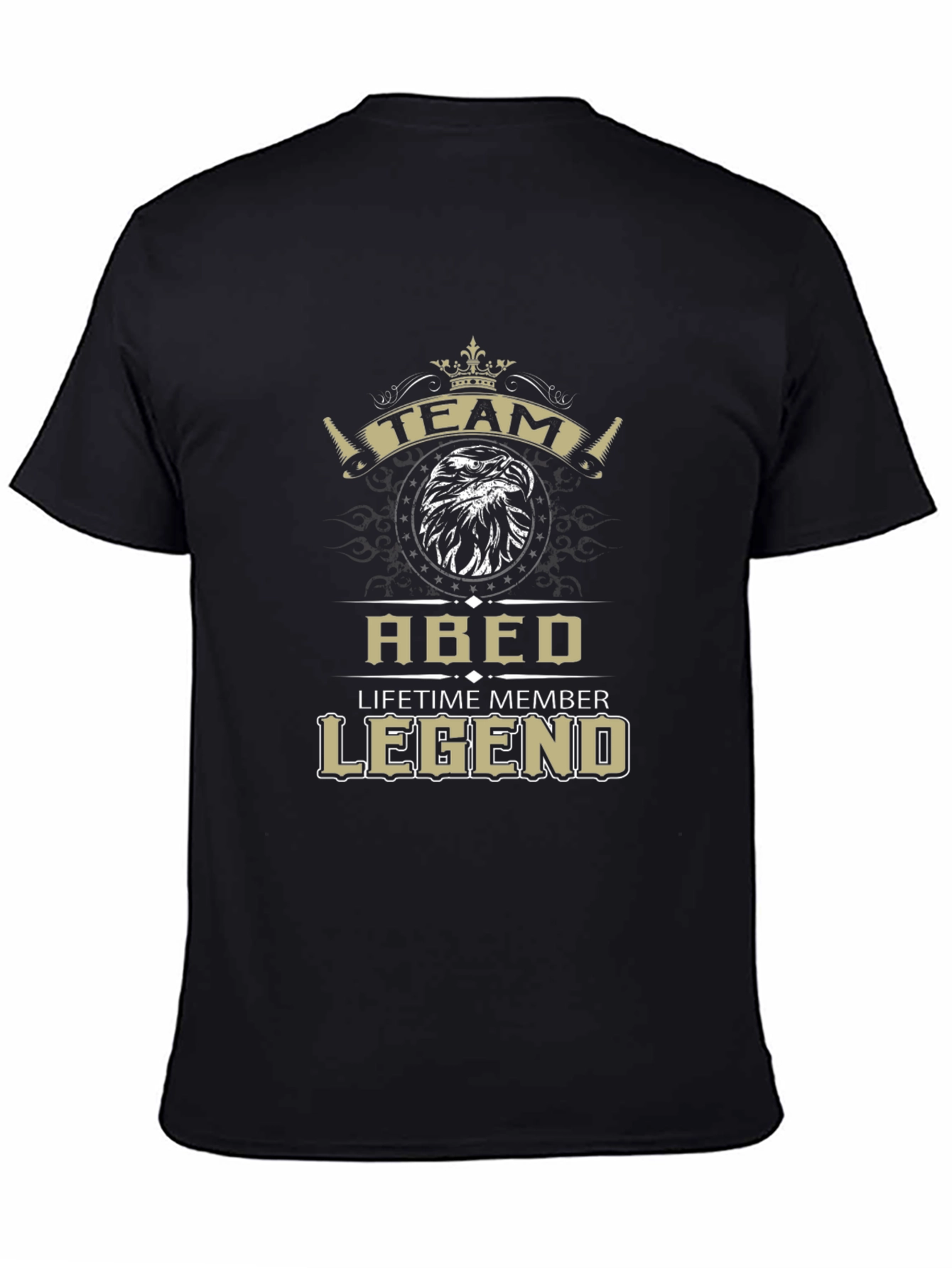 Team Abed Legend Tee - Lifetime Member Black T-Shirt