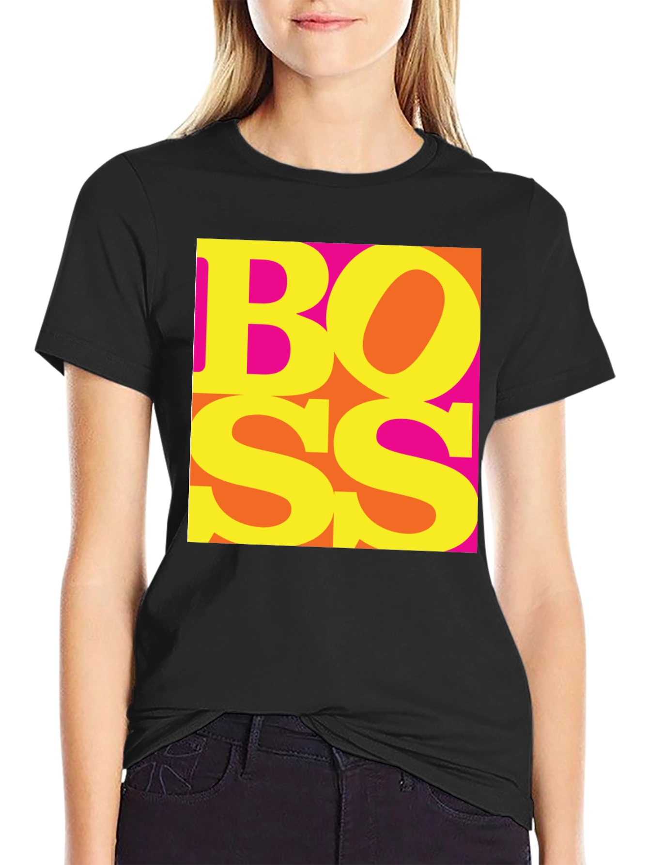 Bold BOSS Graphic Tee - Statement Style