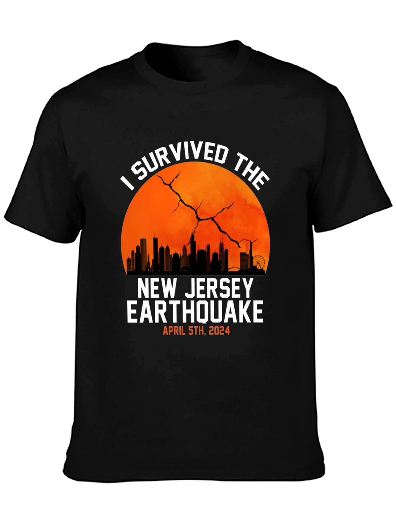 I Survived New Jersey Earthquake April 5th 2024 T-Shirt