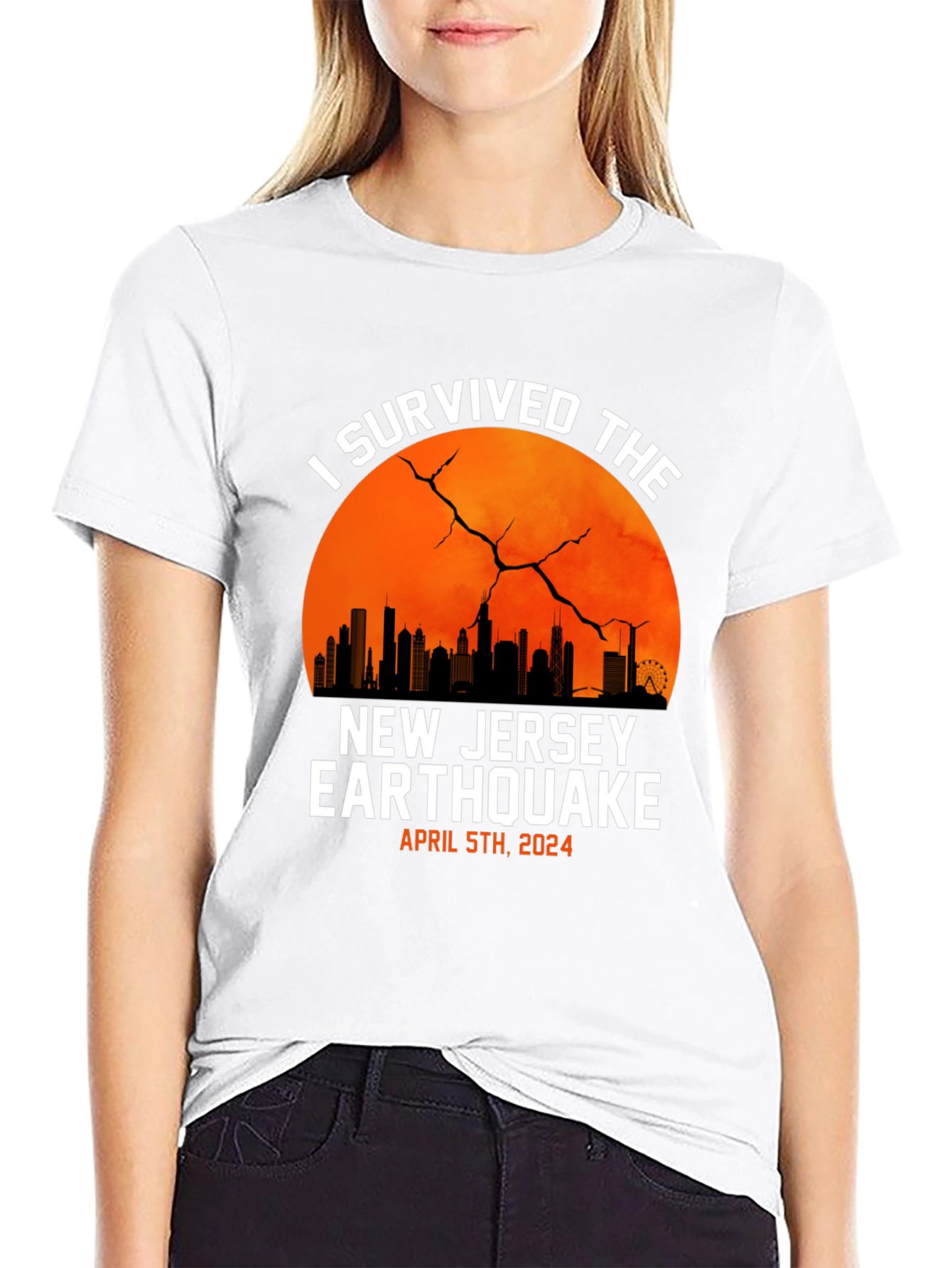 I Survived New Jersey Earthquake April 5th 2024 T-Shirt