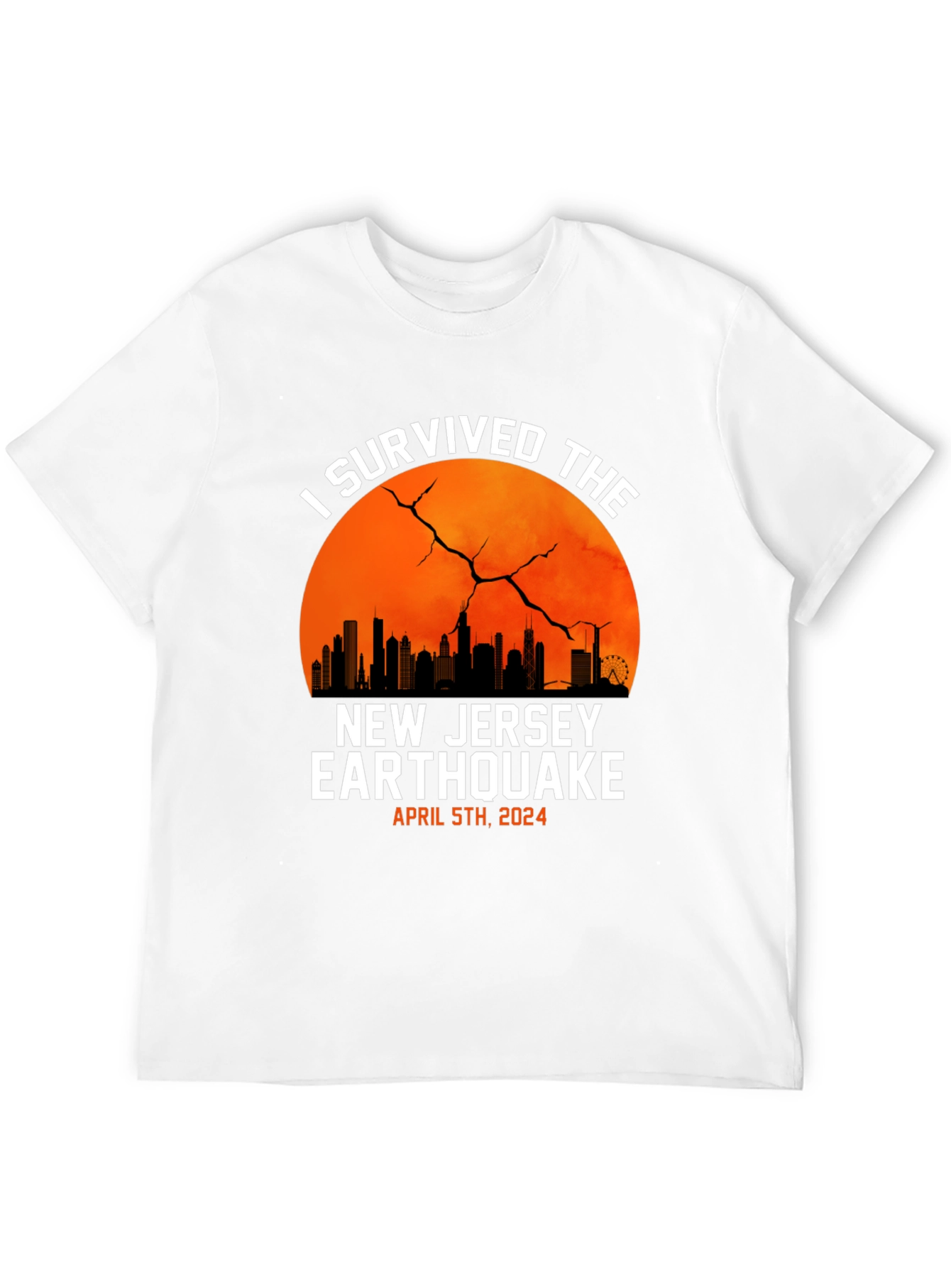 I Survived New Jersey Earthquake April 5th 2024 T-Shirt