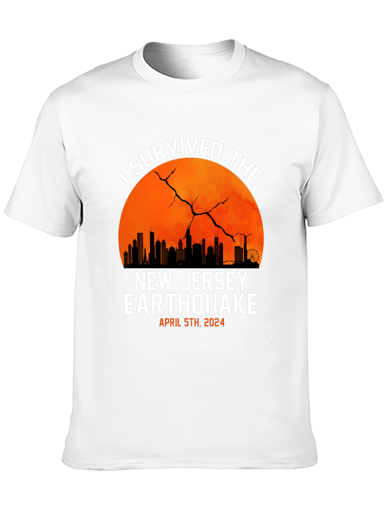 I Survived New Jersey Earthquake April 5th 2024 T-Shirt