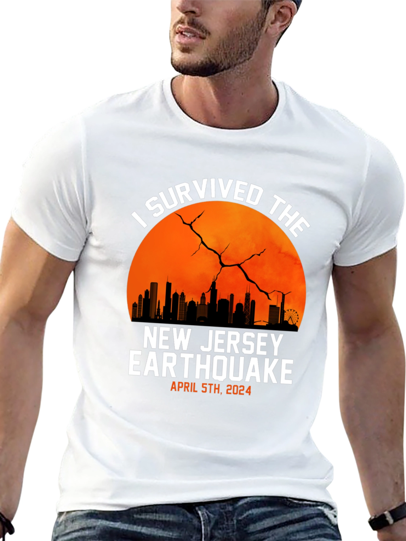 I Survived New Jersey Earthquake April 5th 2024 T-Shirt