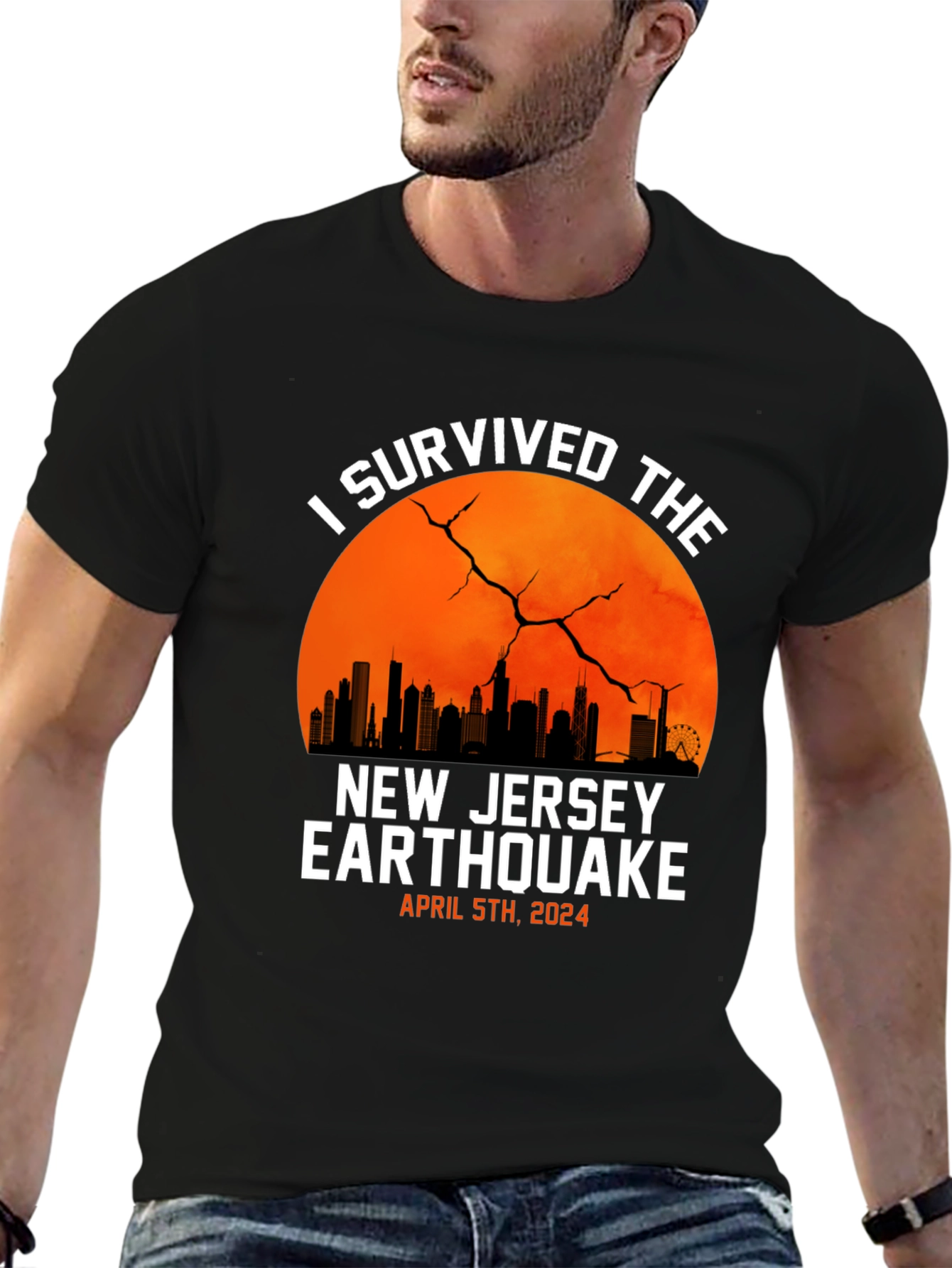 I Survived New Jersey Earthquake April 5th 2024 T-Shirt