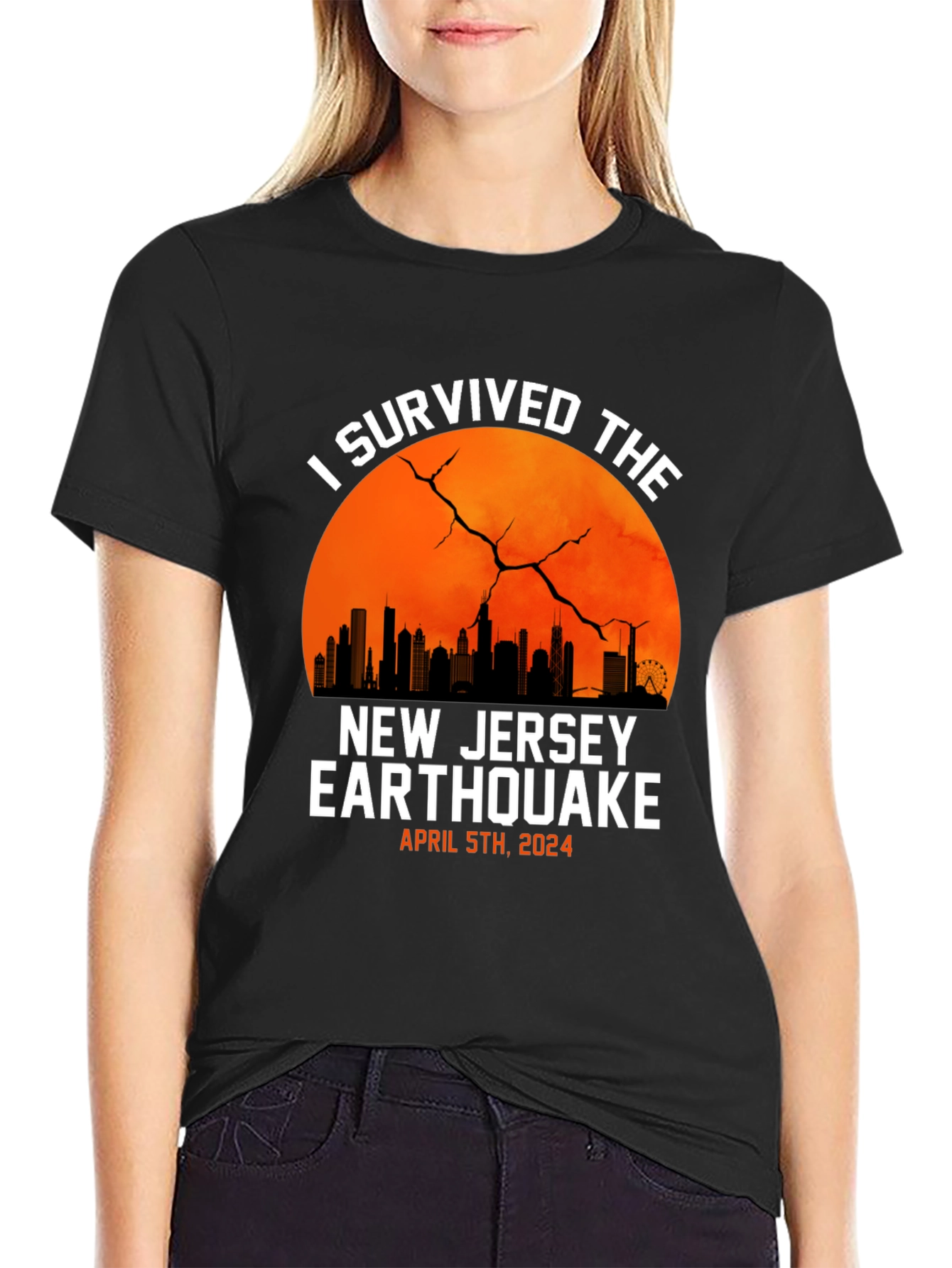 I Survived New Jersey Earthquake April 5th 2024 T-Shirt