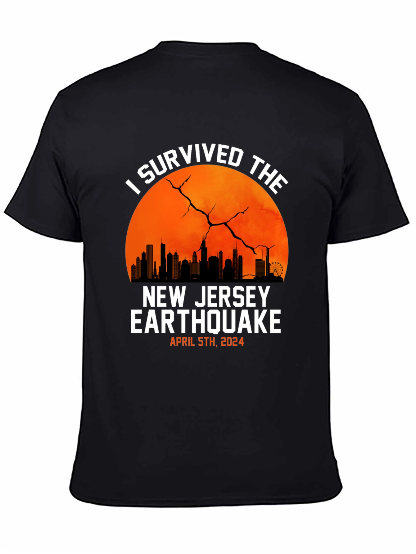 I Survived New Jersey Earthquake April 5th 2024 T-Shirt