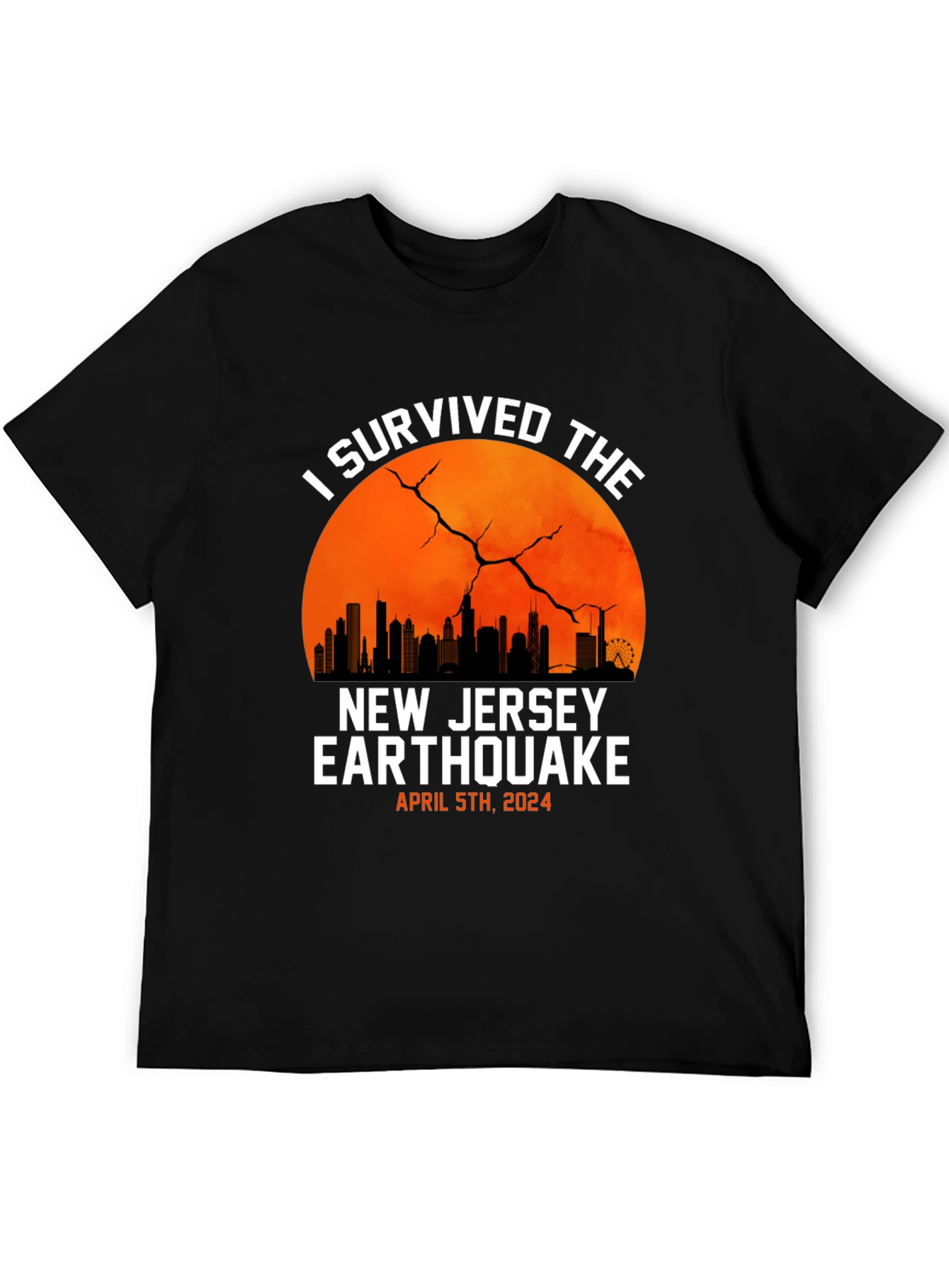 I Survived New Jersey Earthquake April 5th 2024 T-Shirt