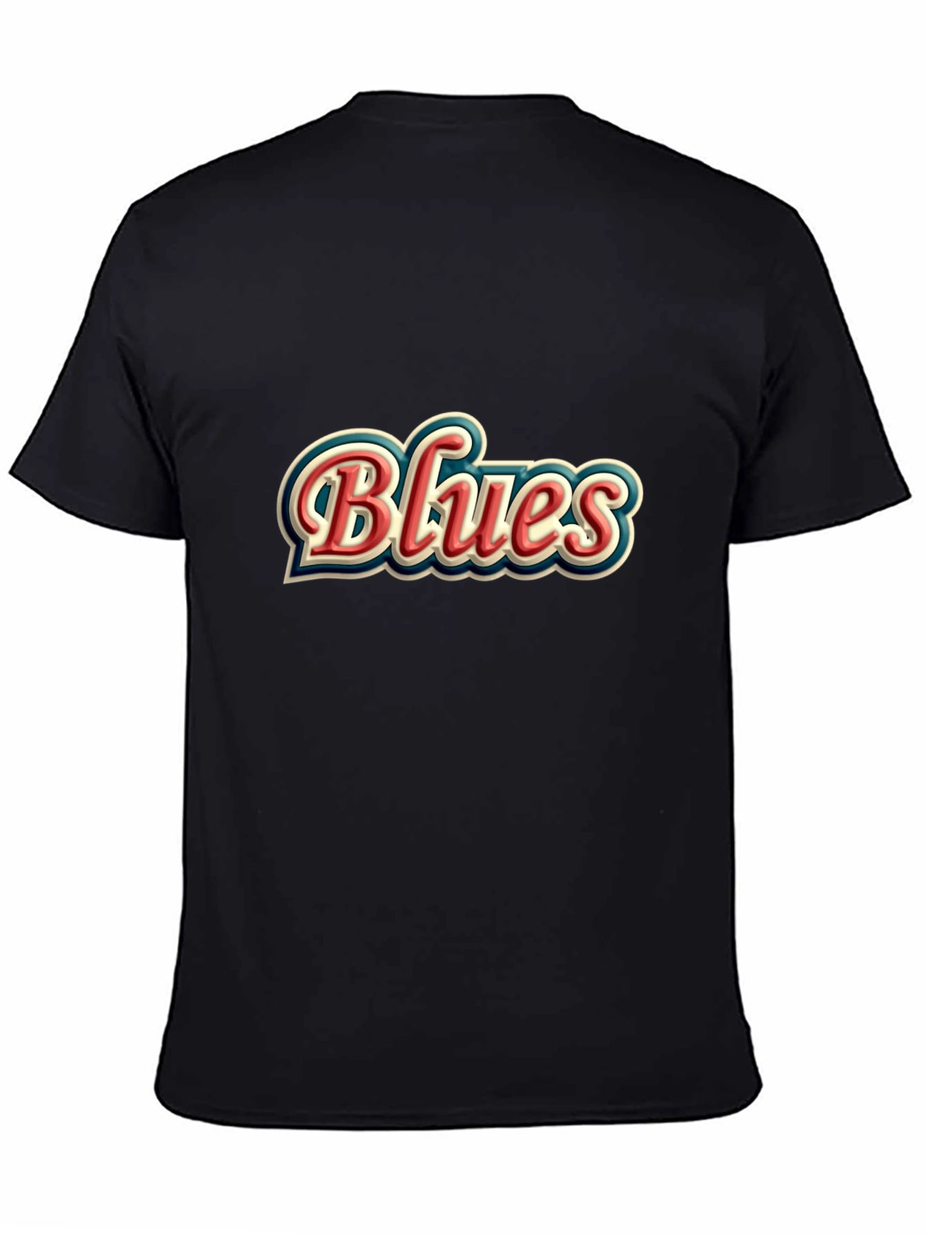 Retro Blues Graphic T-Shirt - Classic Style