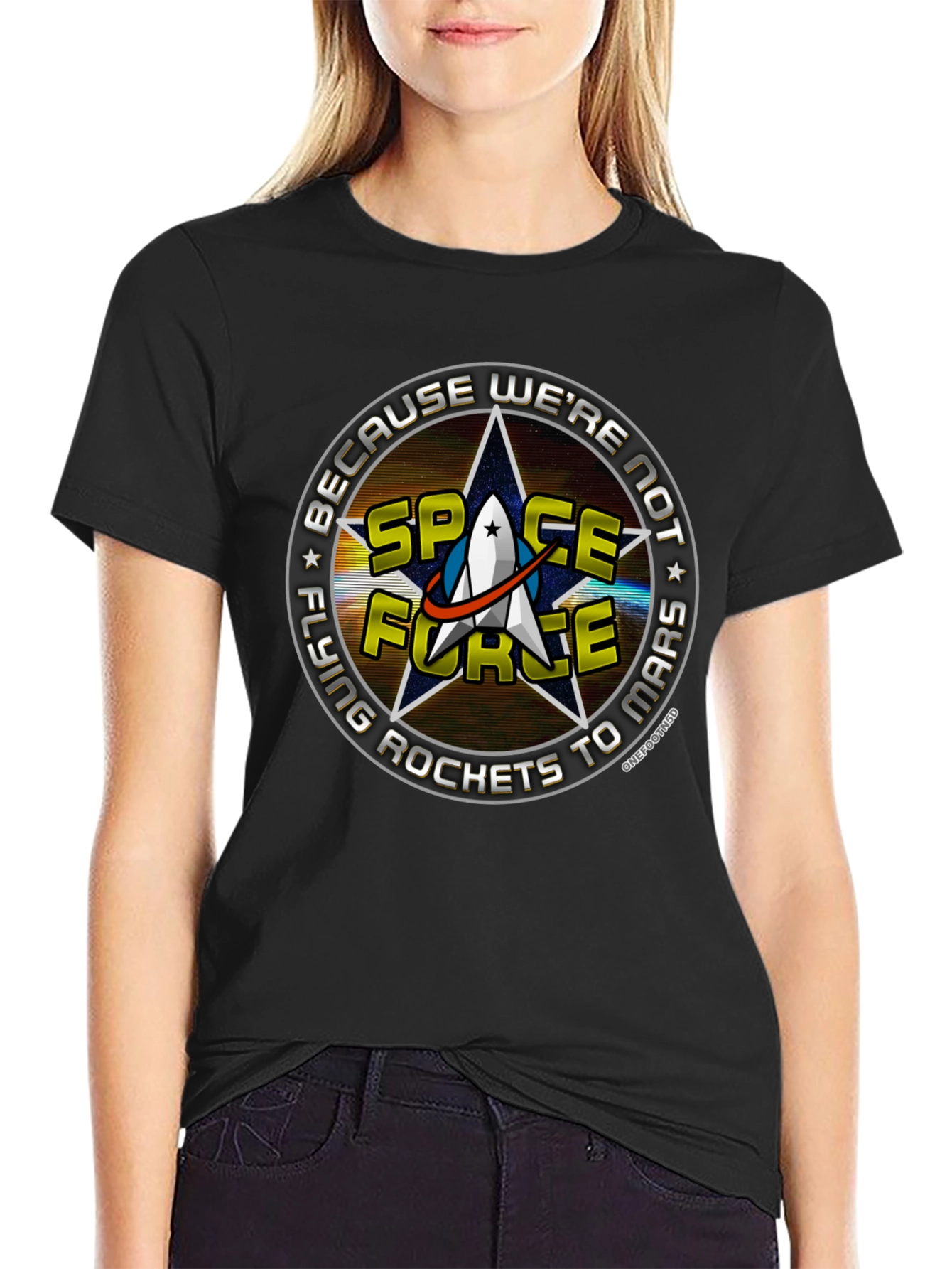 Space Force T-Shirt - Funny Rocket Design
