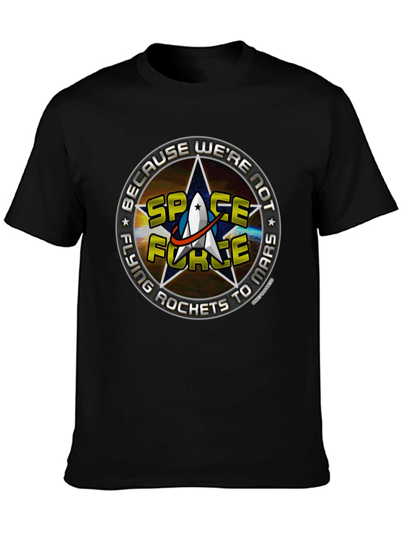 Space Force T-Shirt - Funny Rocket Design
