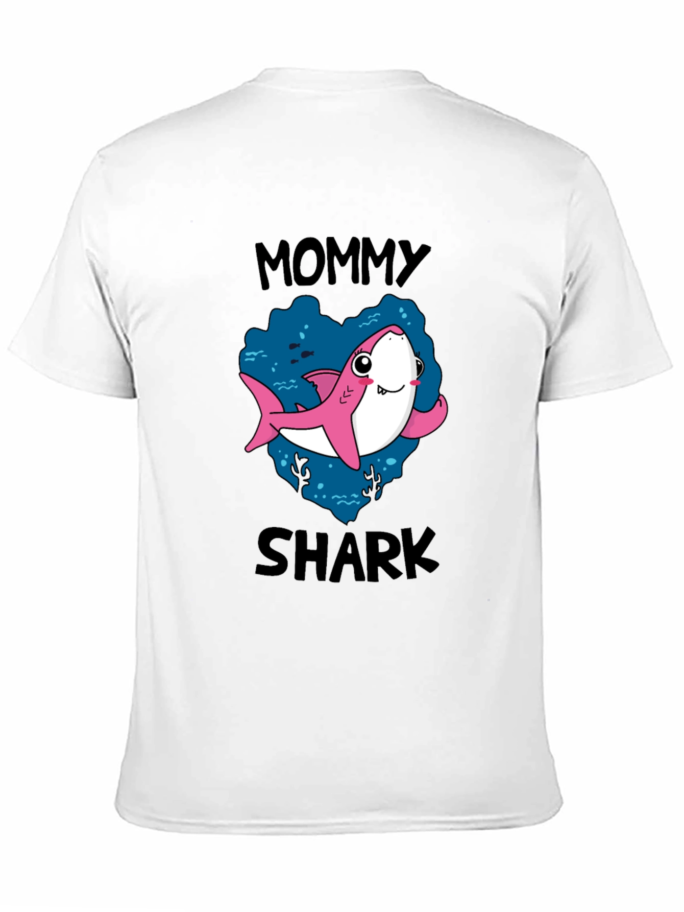 Mommy Shark T-Shirt - Cute Cartoon Graphic Tee