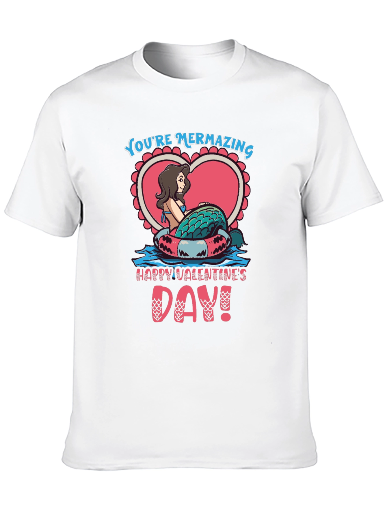 Mermazing Valentines Day Graphic Tee