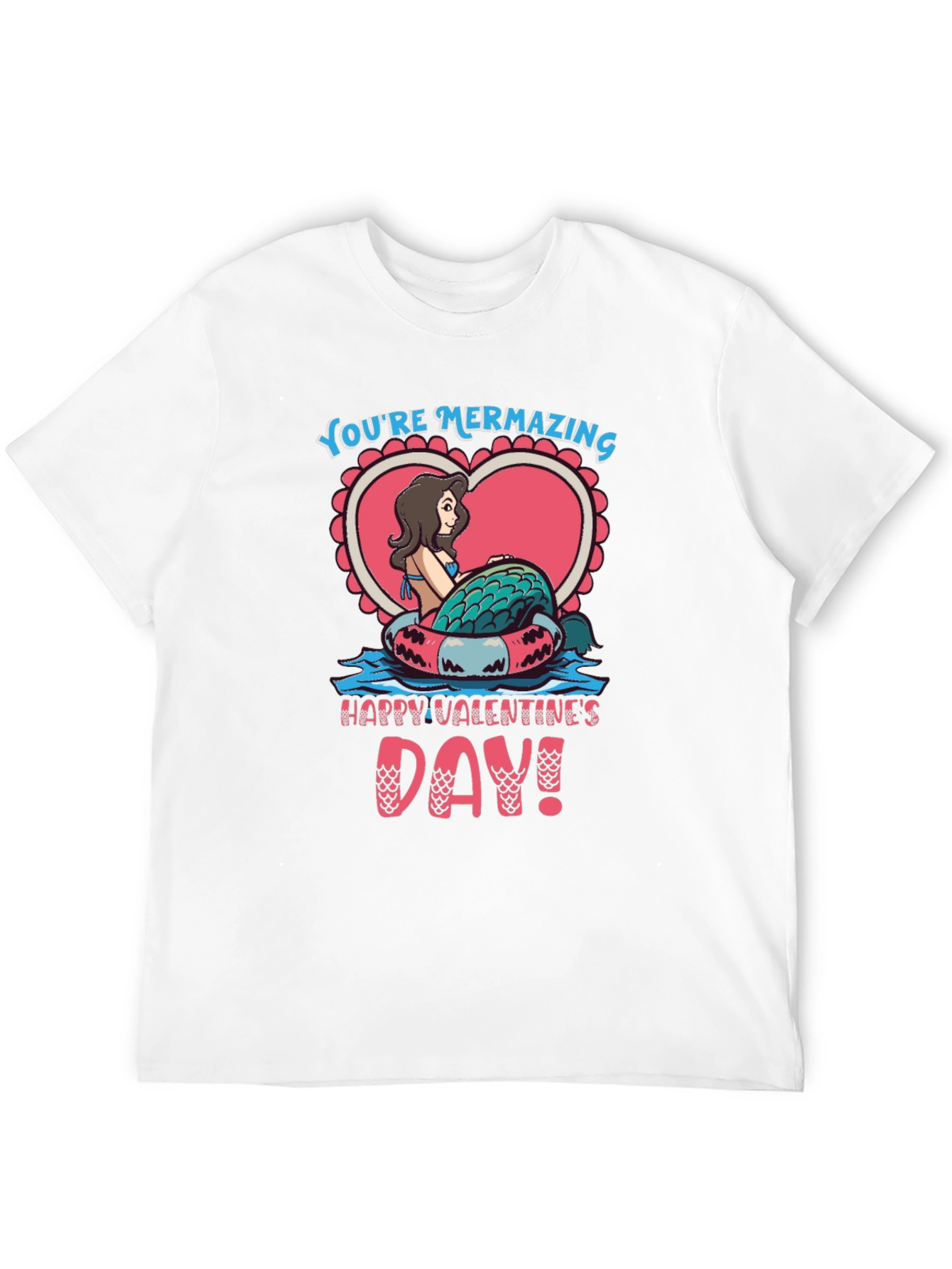 Mermazing Valentines Day Graphic Tee