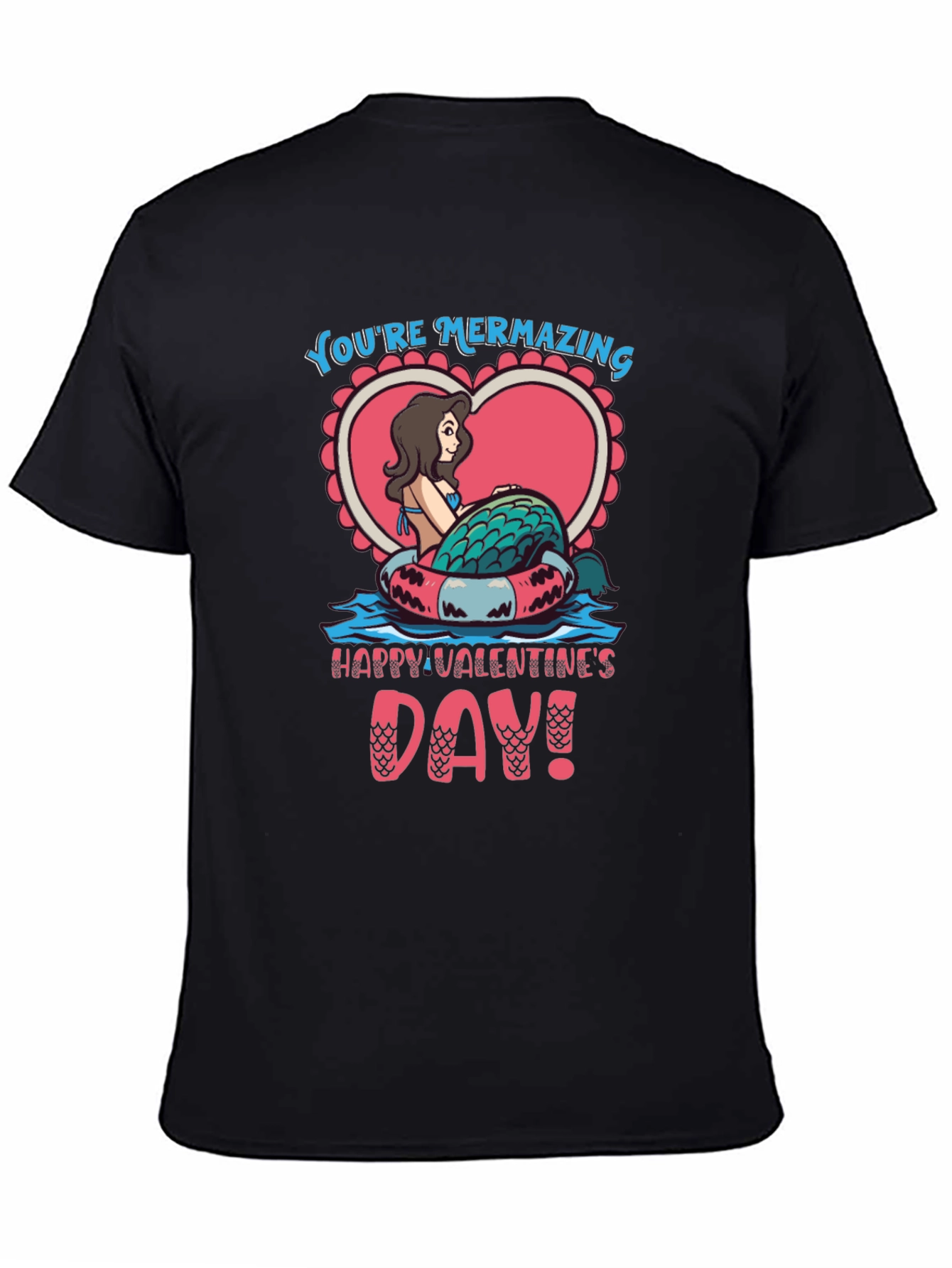 Mermazing Valentines Day Graphic Tee