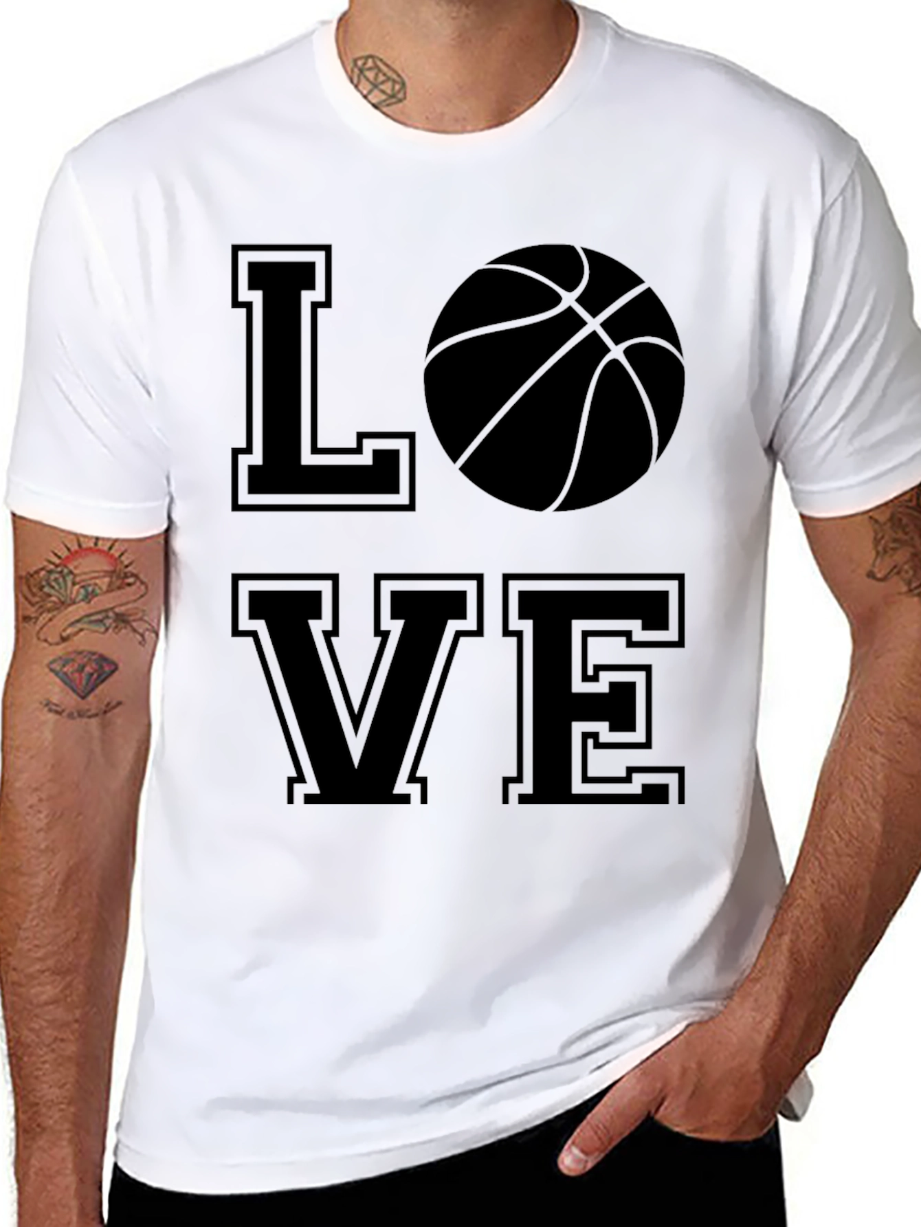 Love Basketball T-Shirt - Sporty Tee