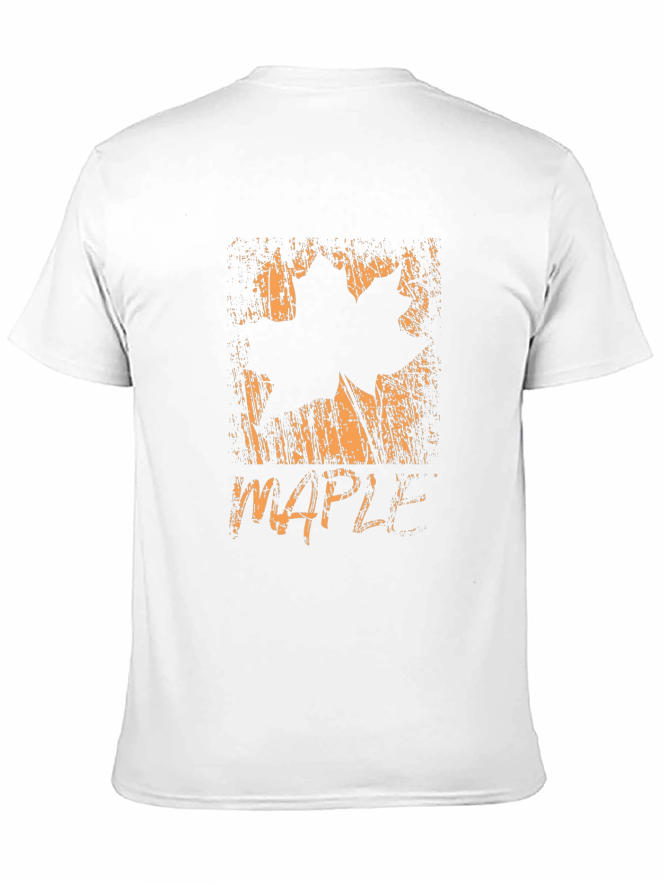 Maple Leaf Graphic T-Shirt - Distressed Print
