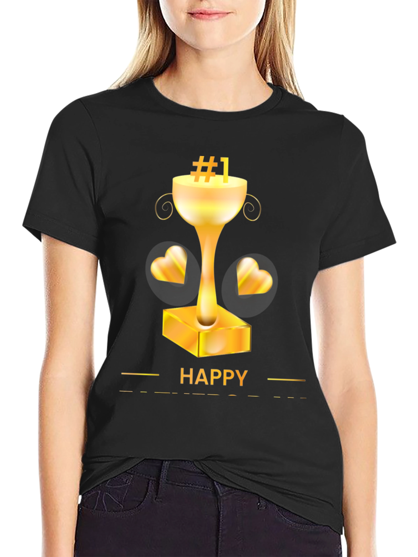 Happy Trophy Graphic Tee