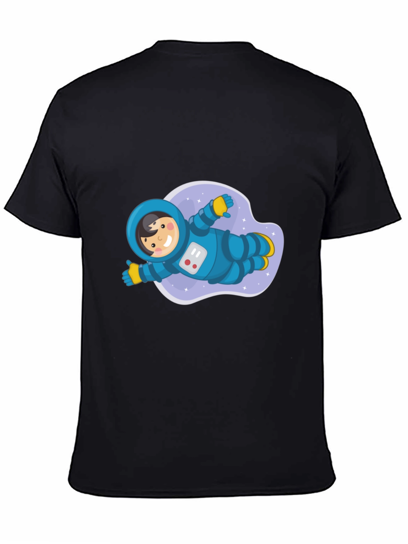 Astronaut Cartoon T-Shirt - Fun Graphic Tee