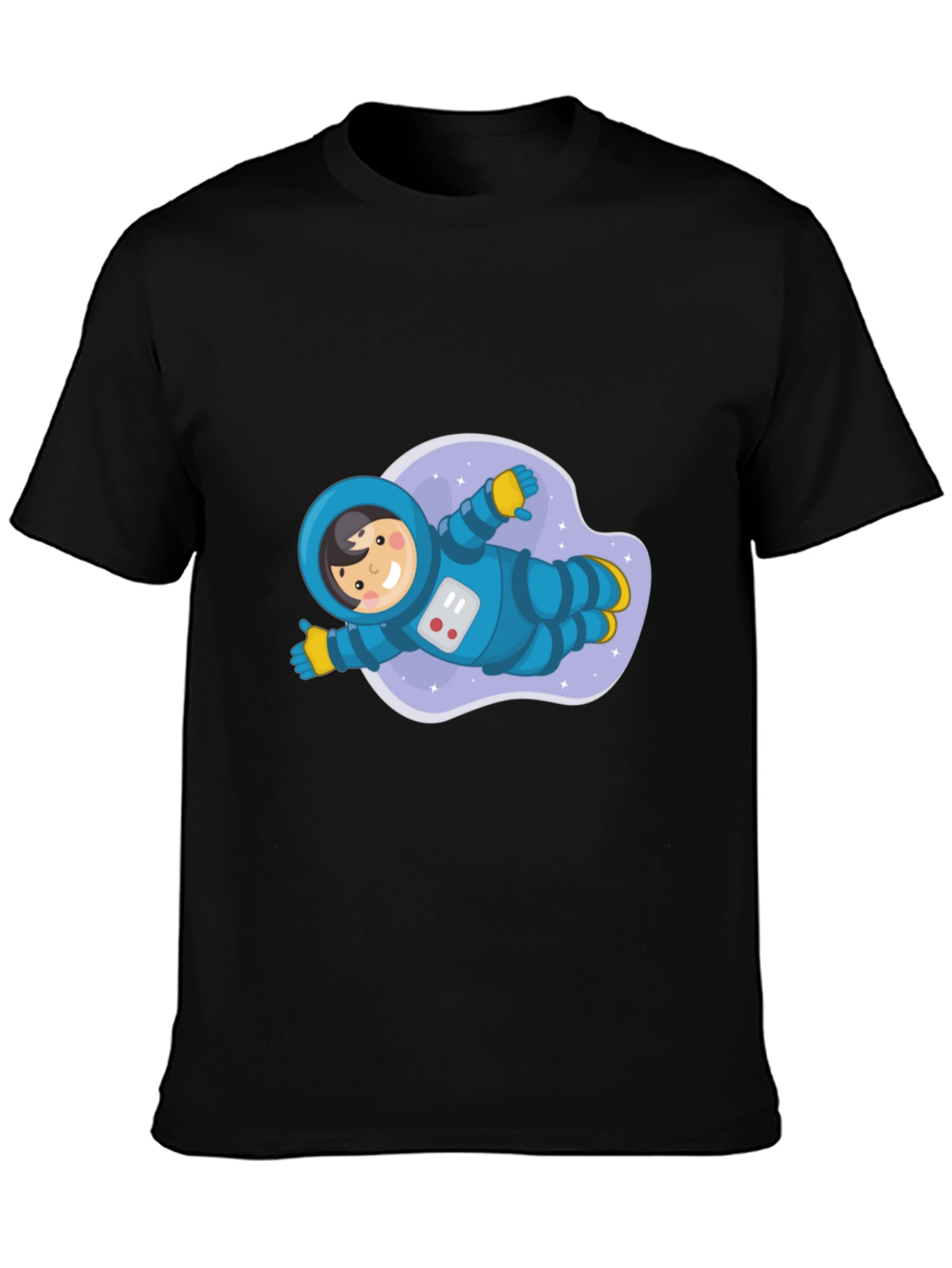 Astronaut Cartoon T-Shirt - Fun Graphic Tee