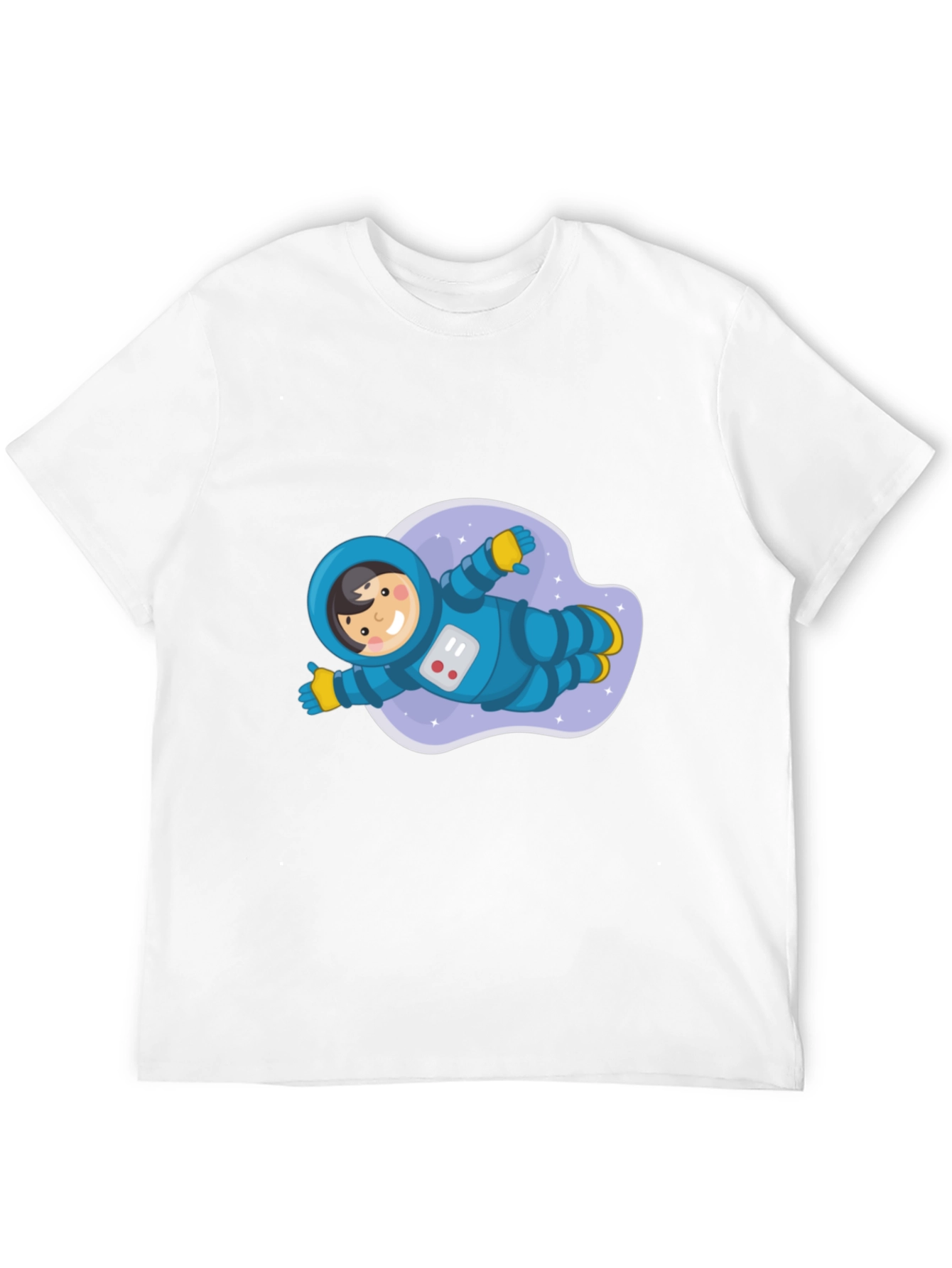 Astronaut Cartoon T-Shirt - Fun Graphic Tee