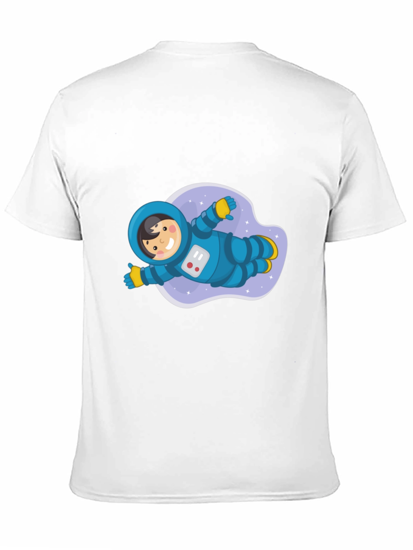 Astronaut Cartoon T-Shirt - Fun Graphic Tee