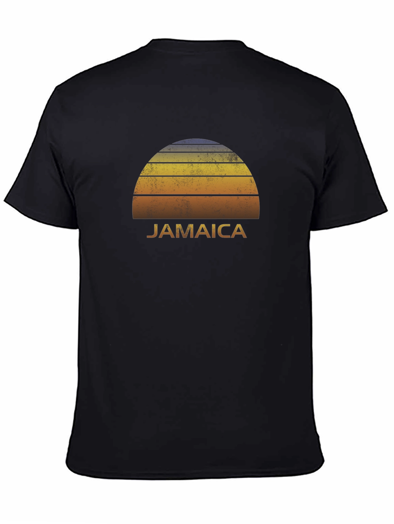 Jamaica Sunset Graphic Tee - Retro Style Comfort