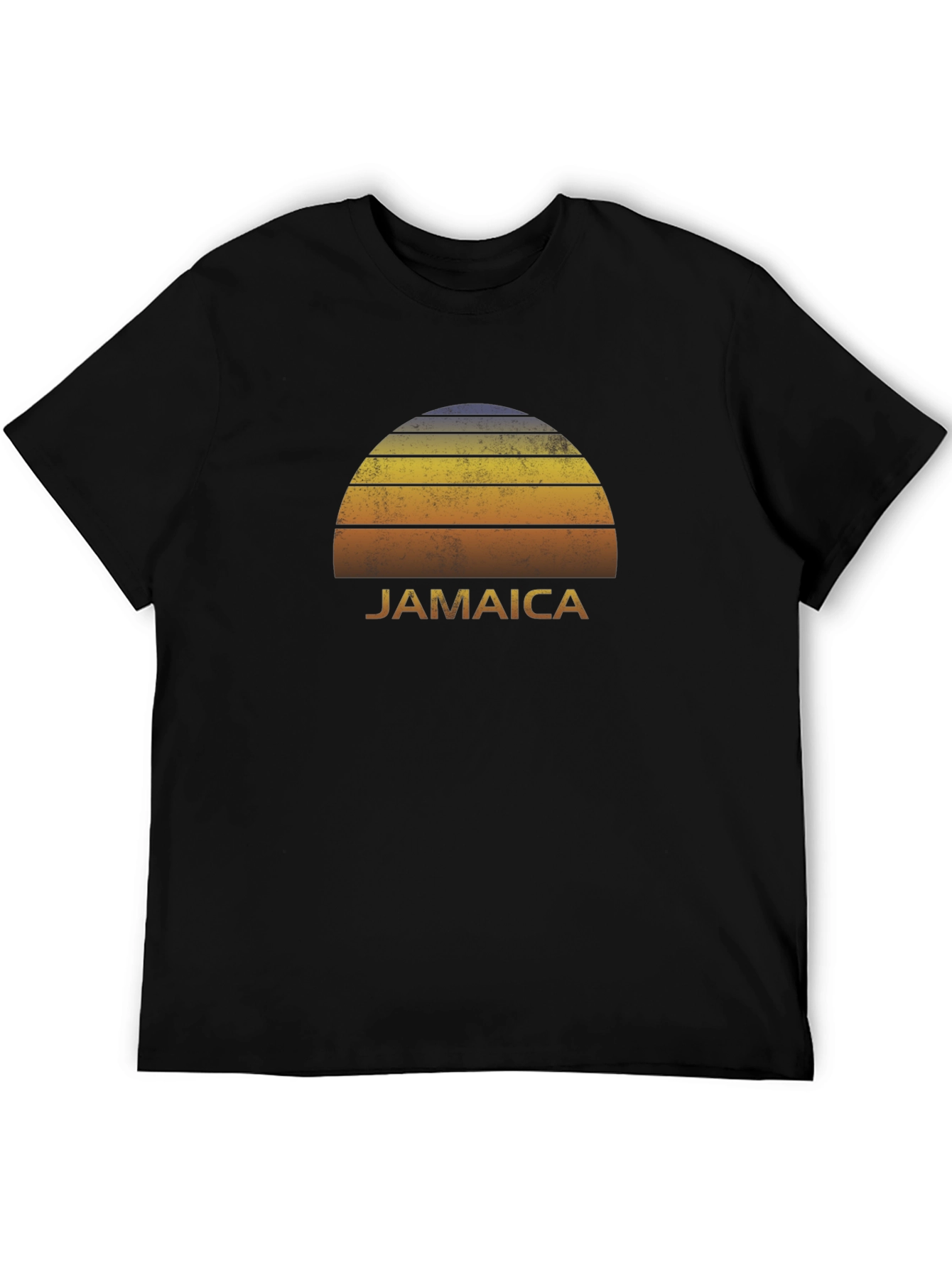 Jamaica Sunset Graphic Tee - Retro Style Comfort