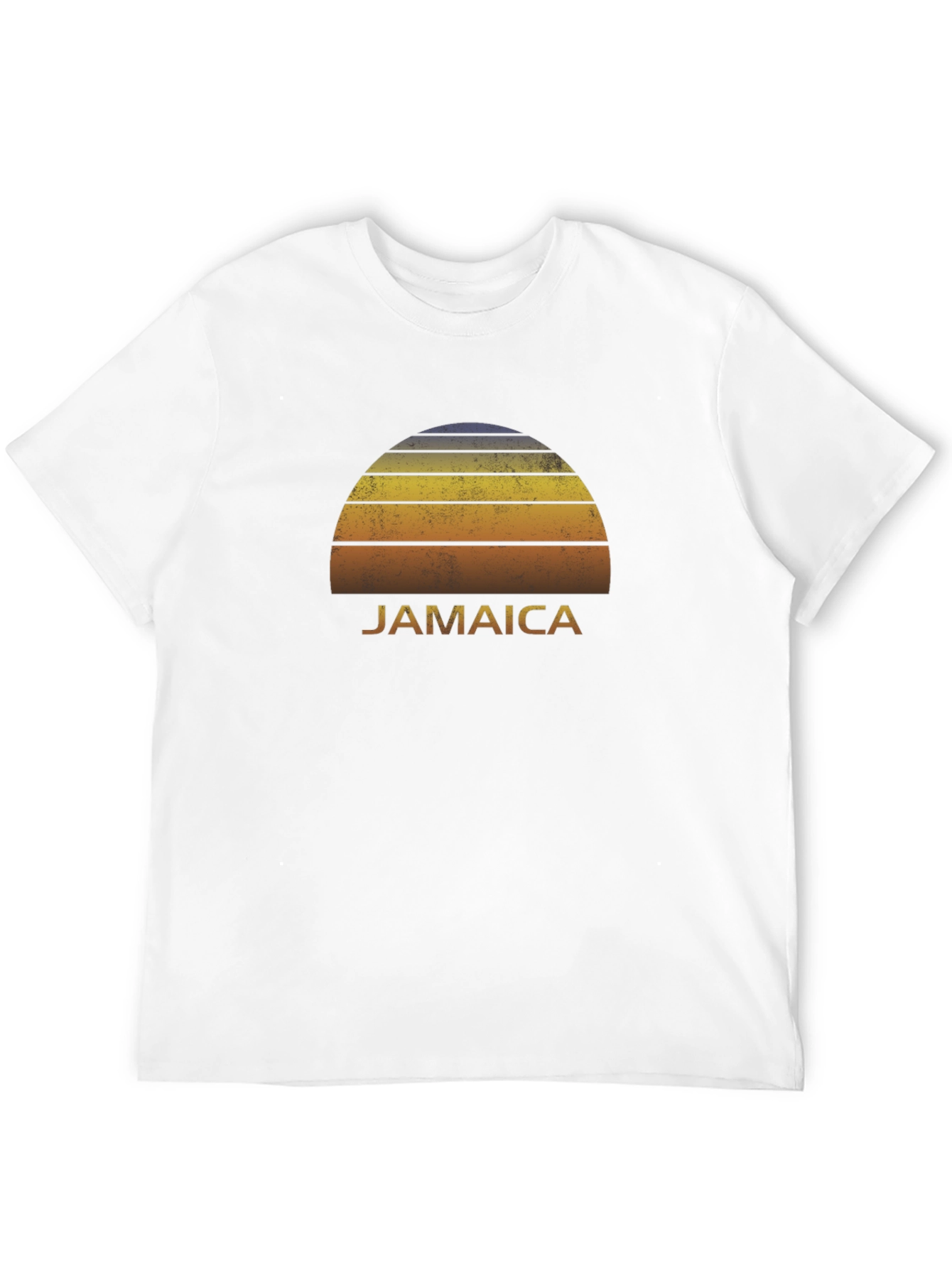 Jamaica Sunset Graphic Tee - Retro Style Comfort