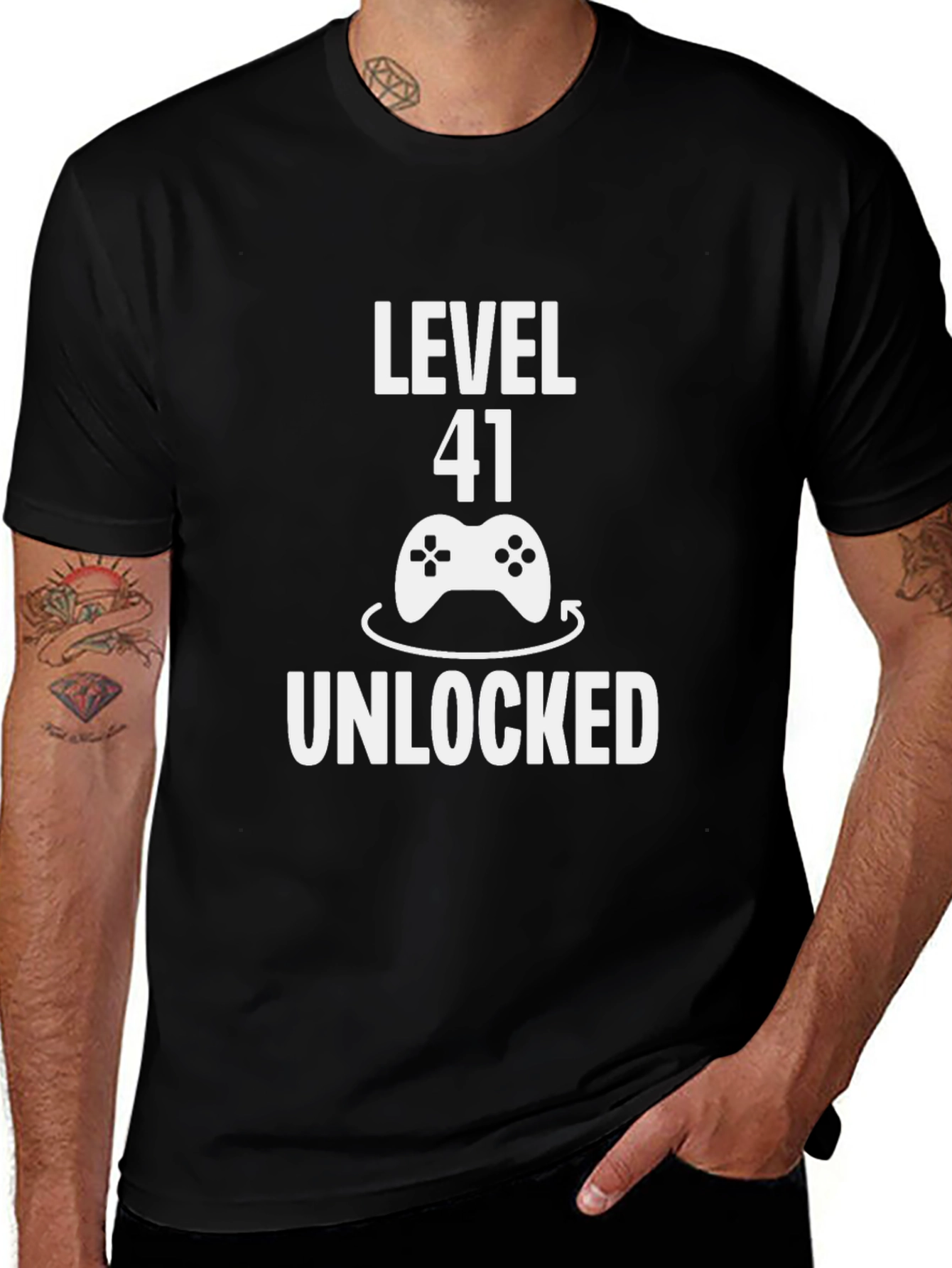 Level 41 Unlocked Gamer T-Shirt - Birthday Gift