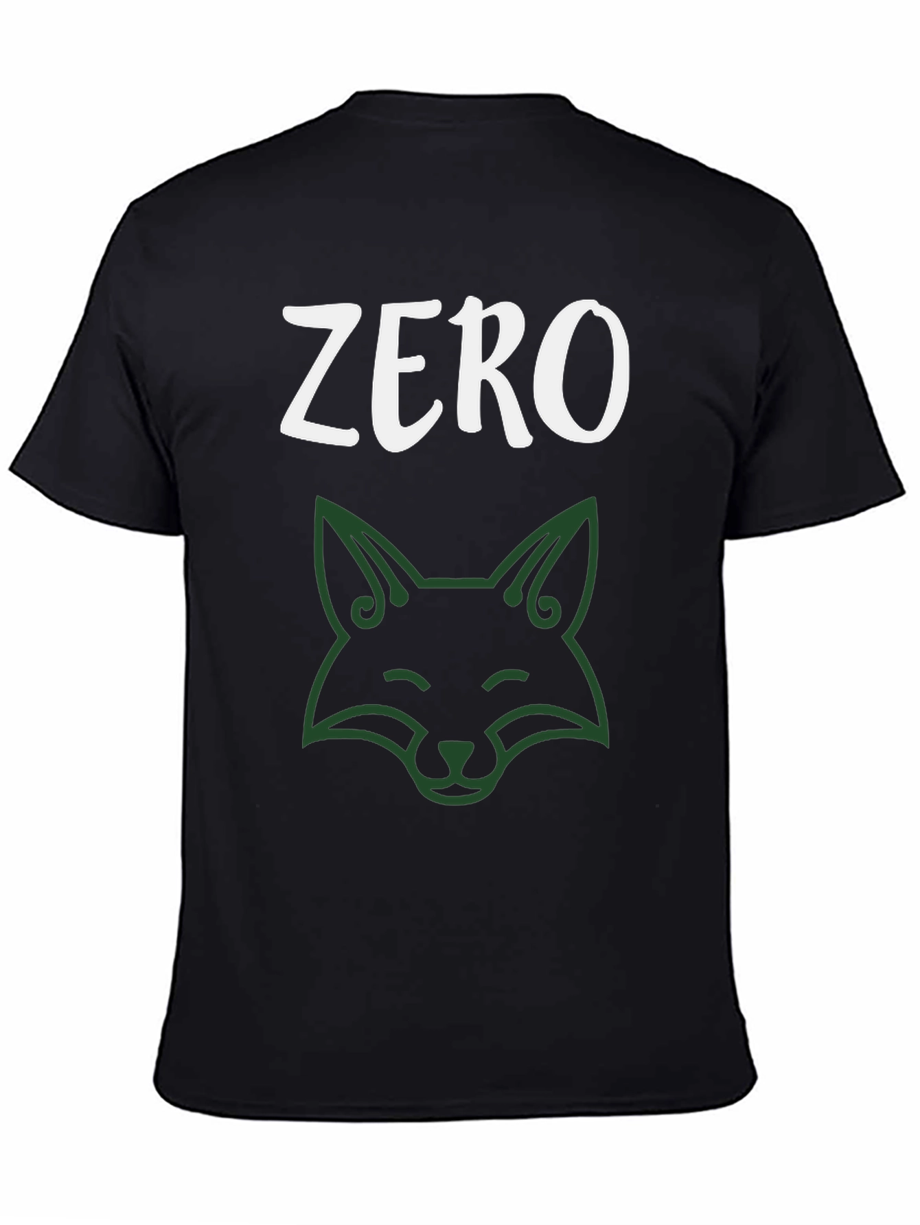 Zero Fox Given T-Shirt - Stylish Black Tee