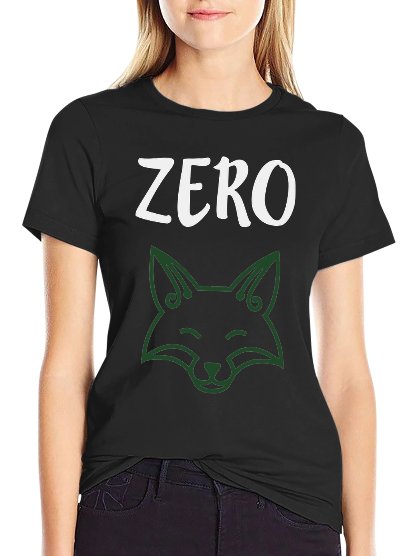 Zero Fox Given T-Shirt - Stylish Black Tee