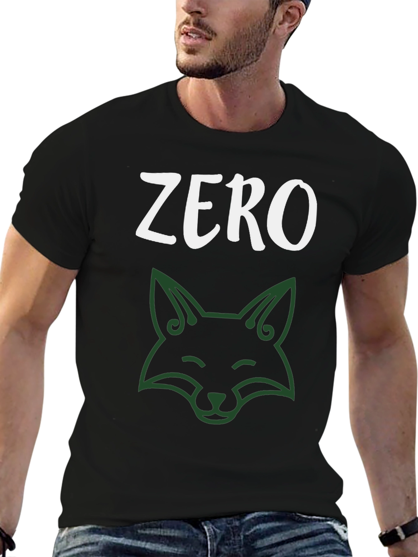 Zero Fox Given T-Shirt - Stylish Black Tee