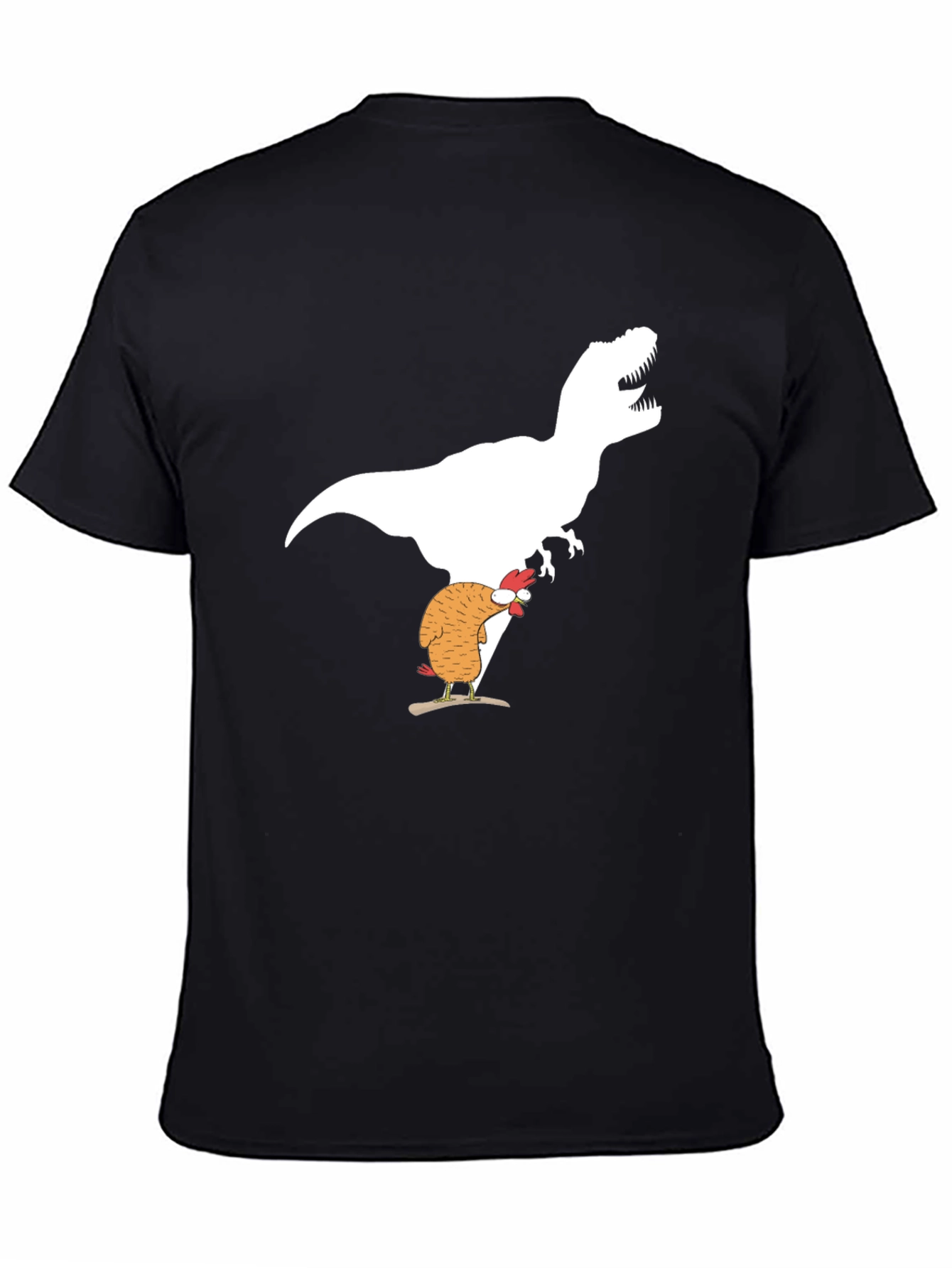 Dino Chicken T-Shirt Funny Graphic Tee
