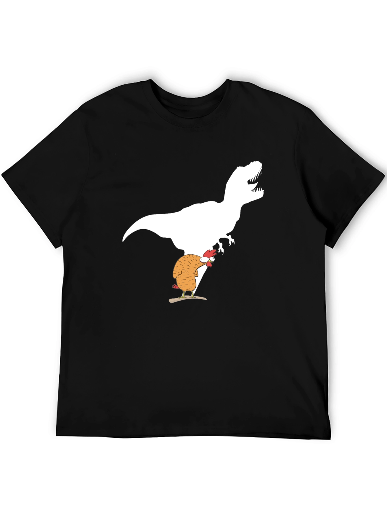 Dino Chicken T-Shirt Funny Graphic Tee