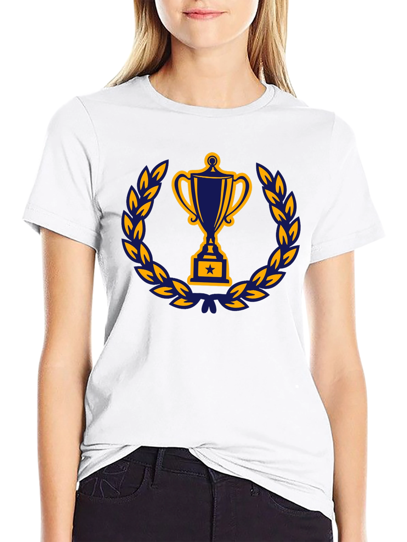 Trophy Graphic T-Shirt - Black