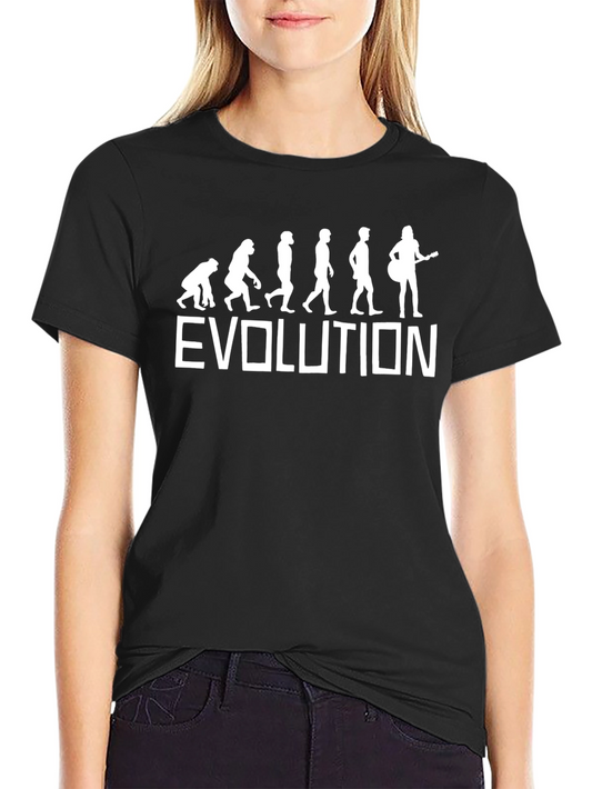 Evolution Guitarist T-Shirt - Black Cotton Blend