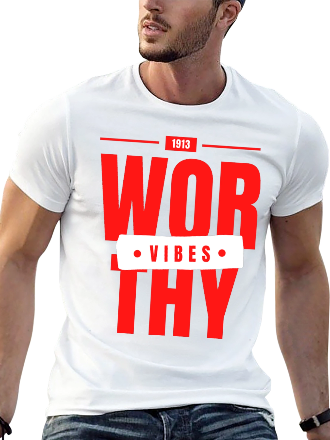 Worthy Vibes 1913 Graphic T-Shirt