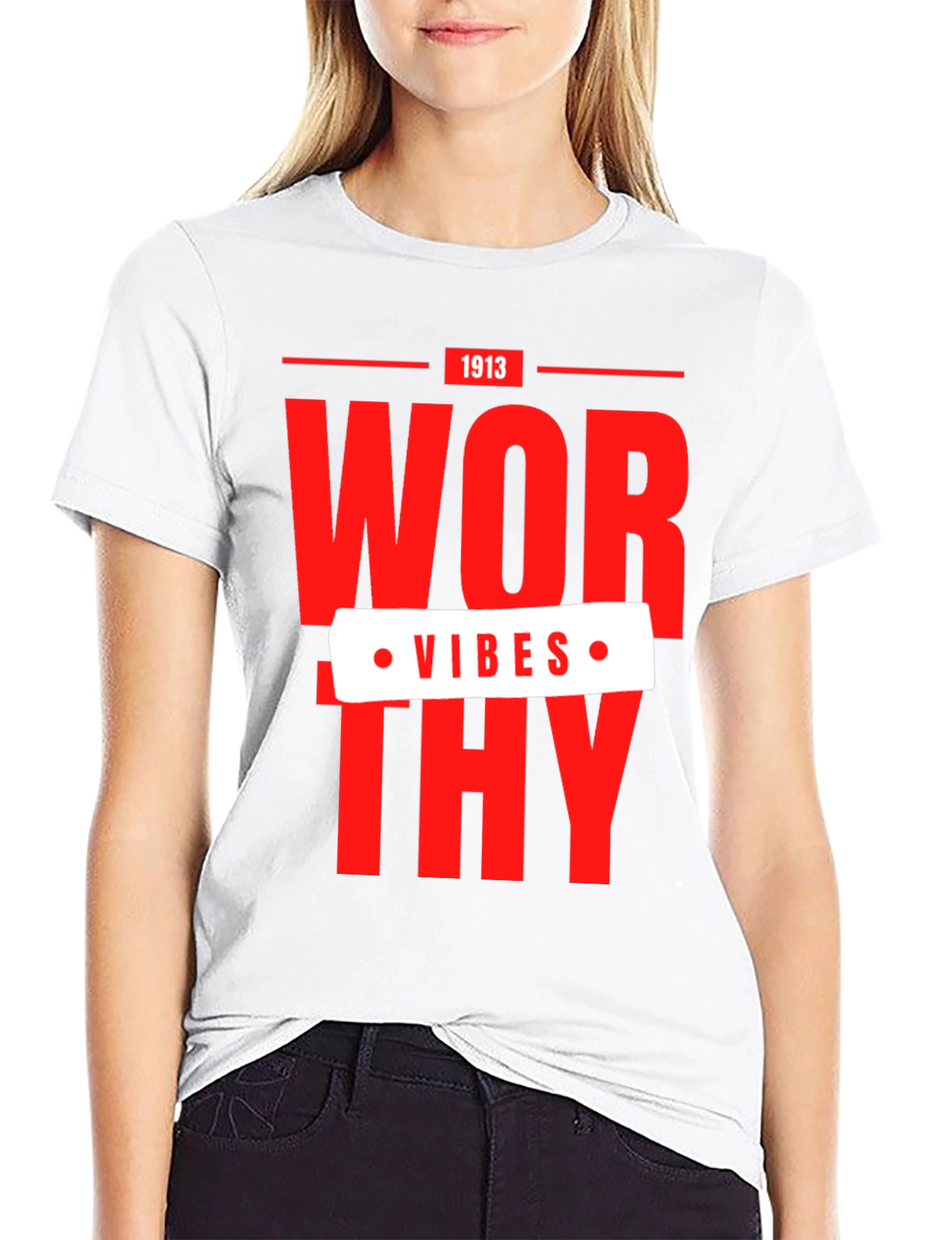 Worthy Vibes 1913 Graphic T-Shirt